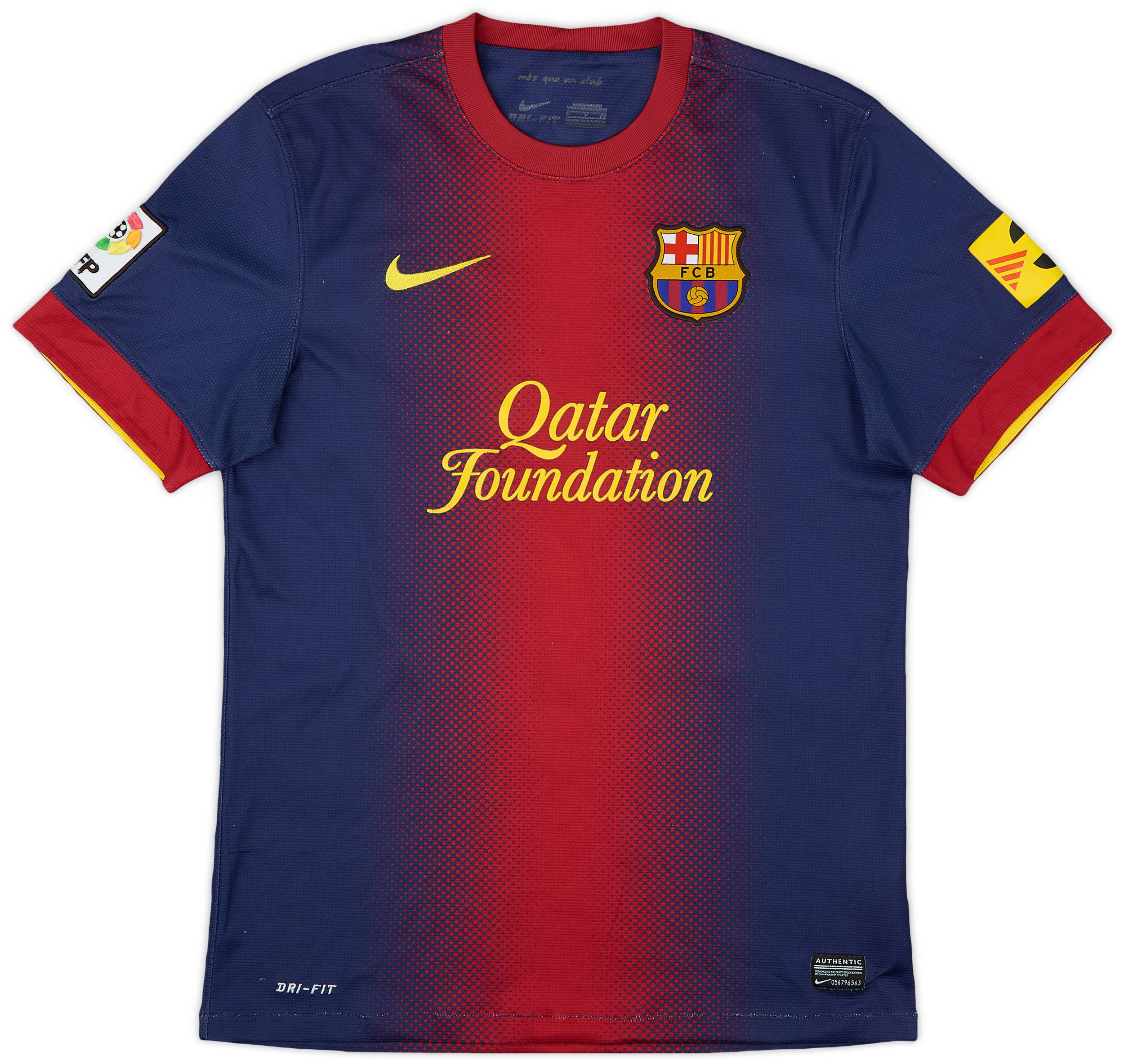2012-13 Barcelona Home Shirt Messi #10 - 7/10 - (S)