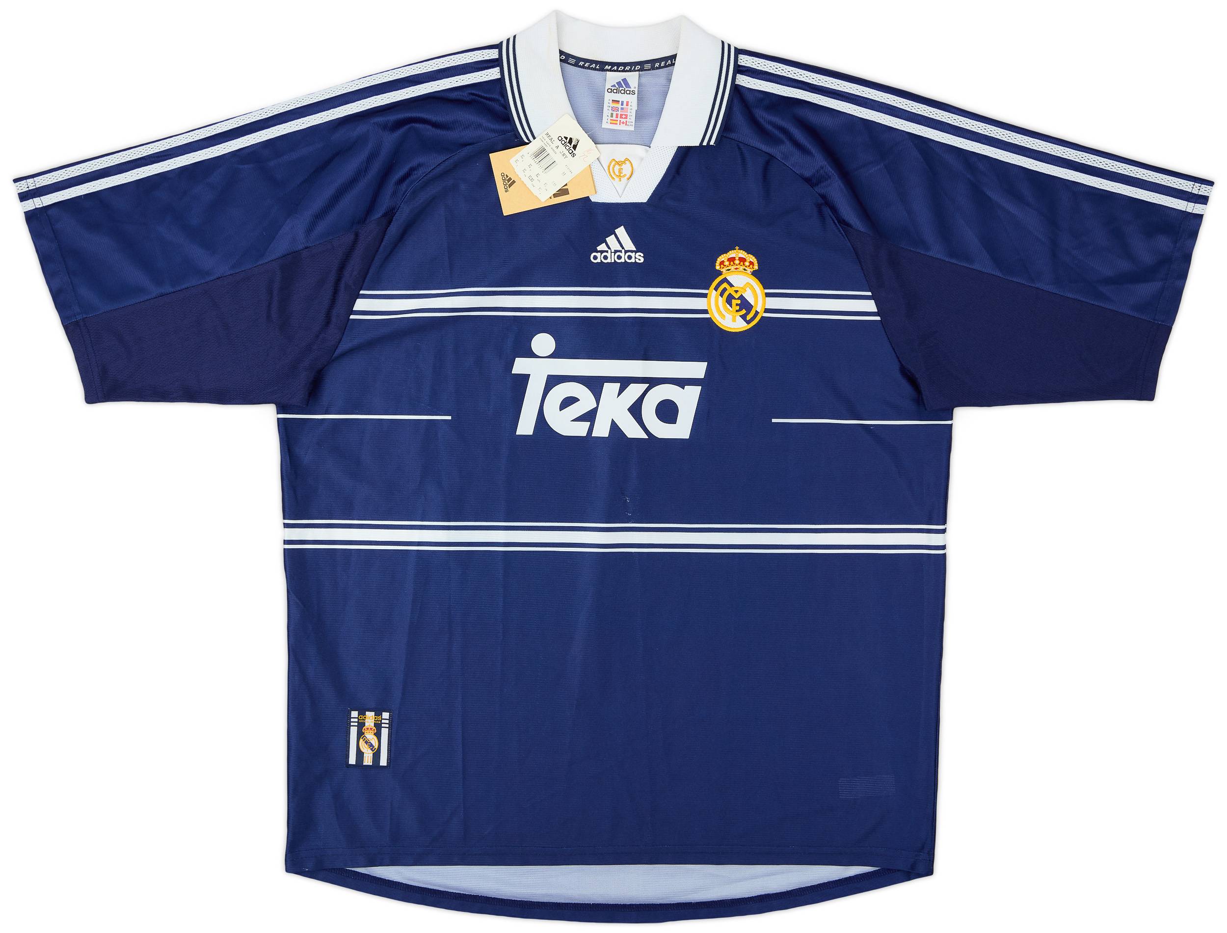【驚きの値段で】 1998-99 Real Madrid Away Shirt Raul #7 (XL) ウェア