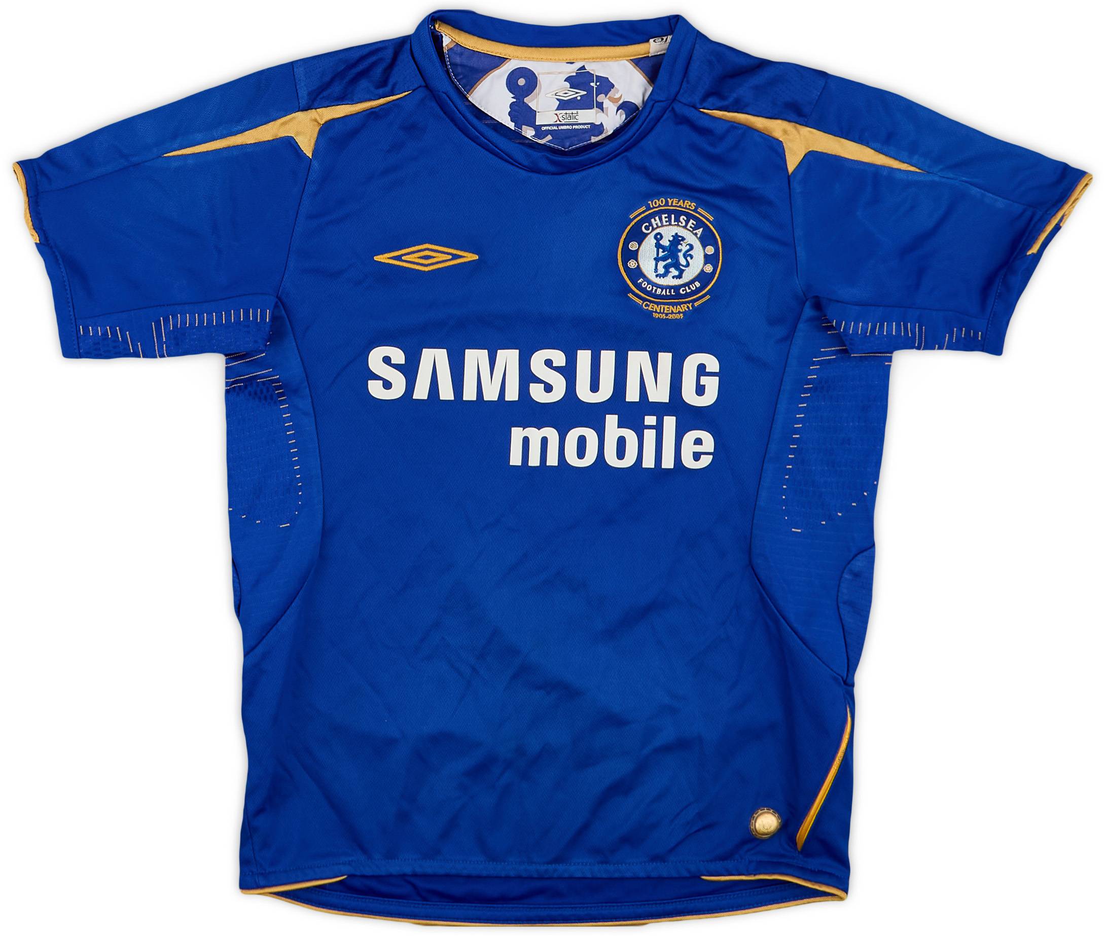 最安値に挑戦！ Centenary Chelsea 2005-06 Home (M - 6/10 - #16 Robben Shirt ウェア