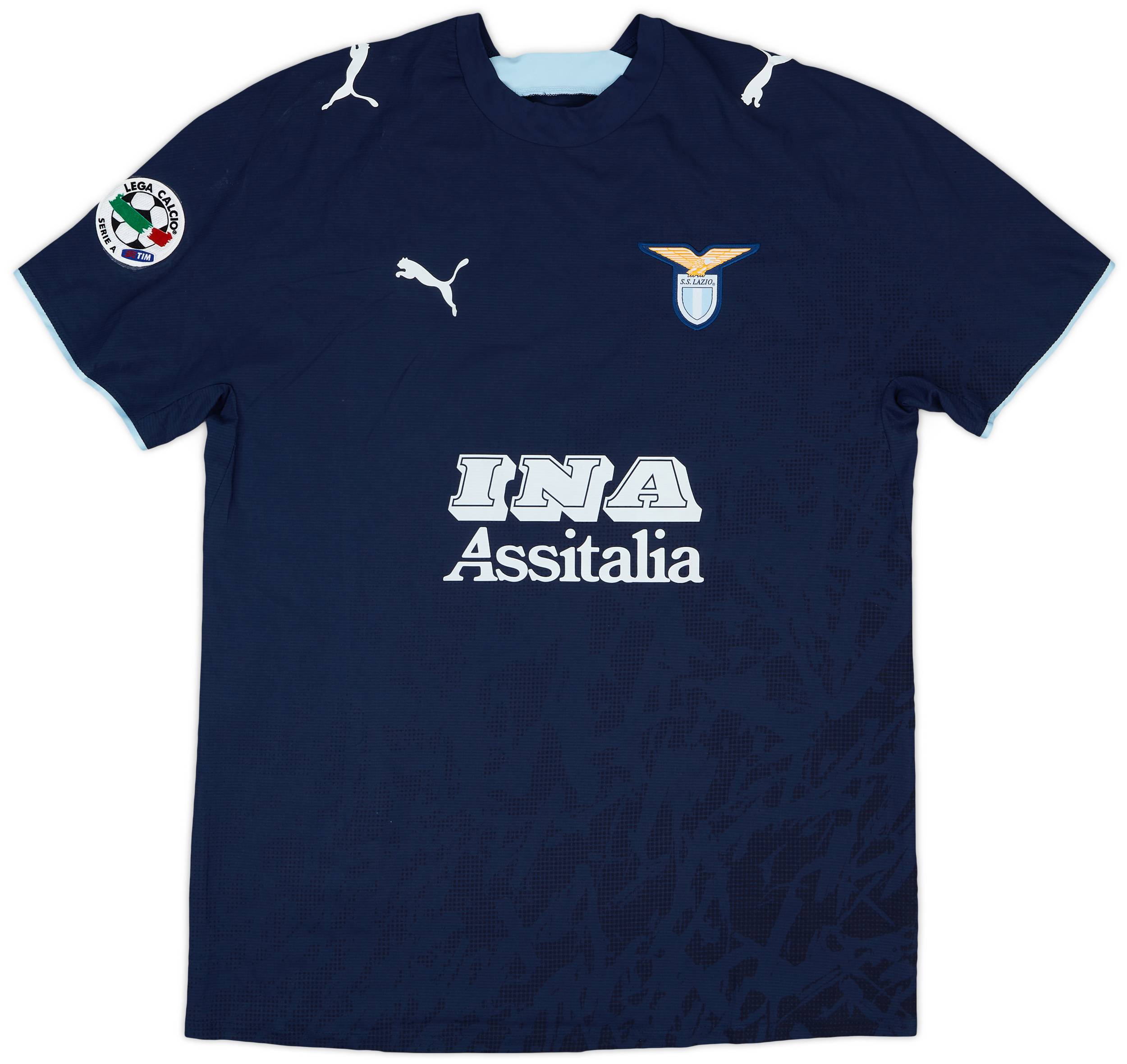SS Lazio レトロサッカーシャツ 2006-07 Lazio Match Issue Third Shirt Stendardo #2