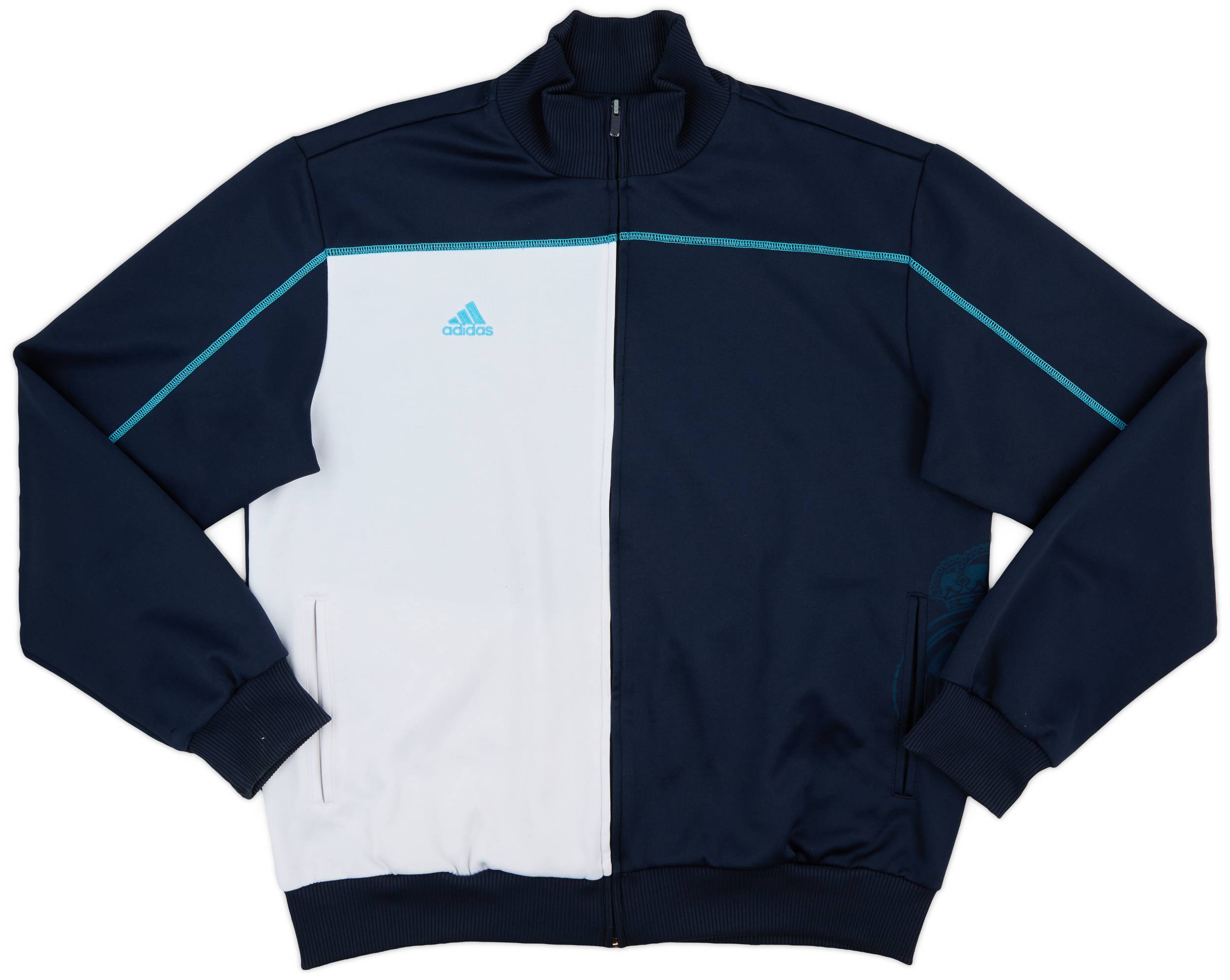 2002-03 Real Madrid adidas Track Jacket - 9/10 - (M)