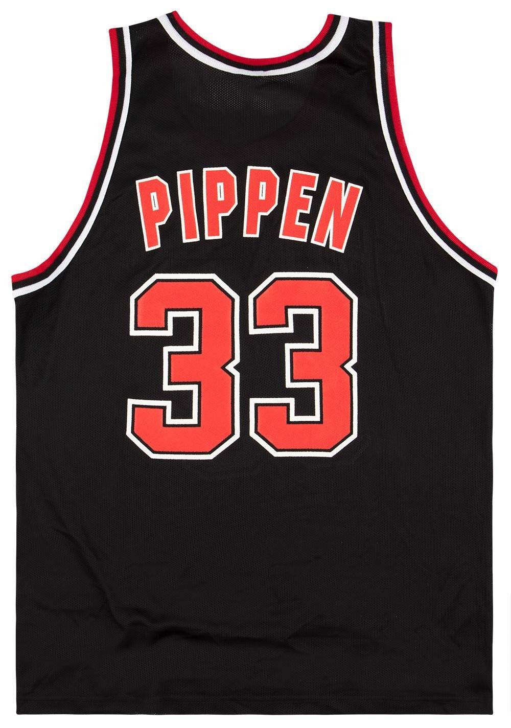 1995-97 Chicago Bulls Pippen #33 Champion Jersey (Alternate) S