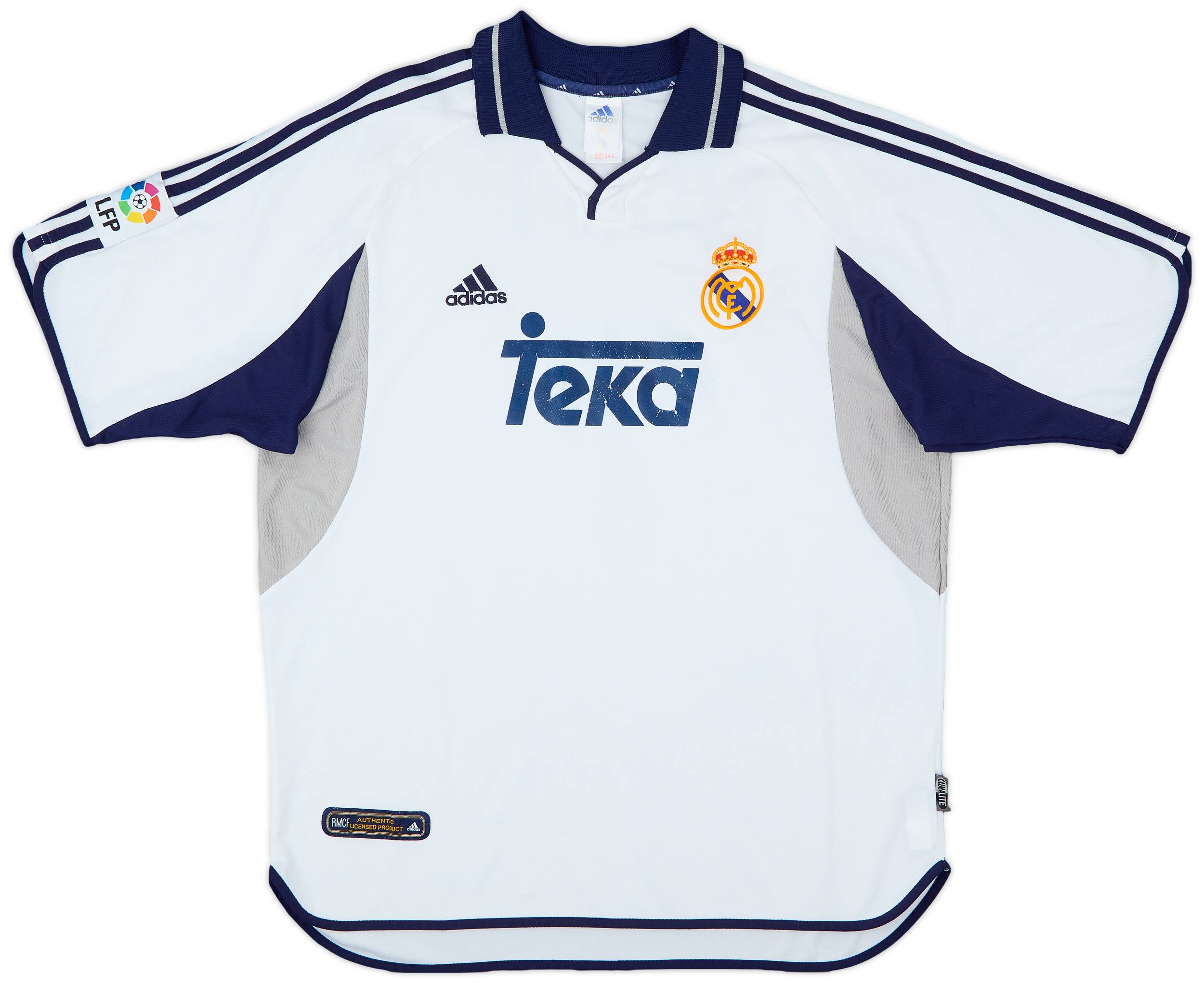 2000-01 Real Madrid Home Shirt Raul #7 - 7/10 - (XL)