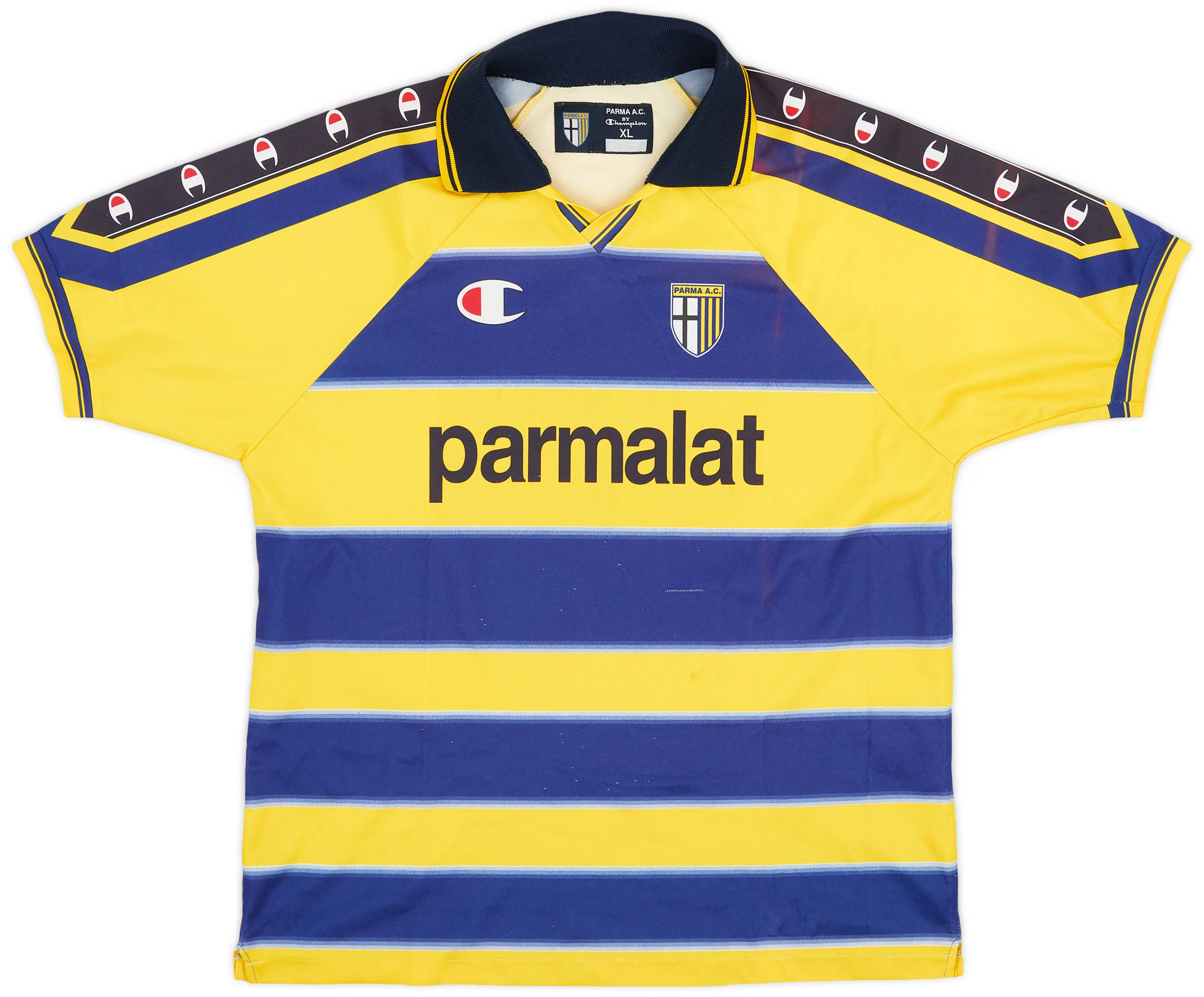 1993/94 Parma Home Football Shirt / Old Official Umbro