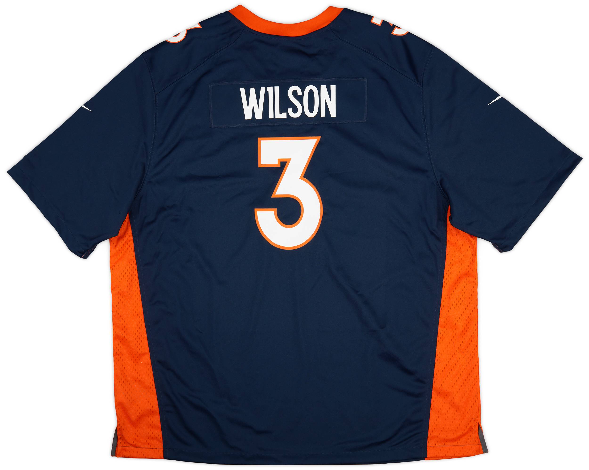 2022-23 Denver Broncos Wilson #3 Nike Game Alternate Jersey