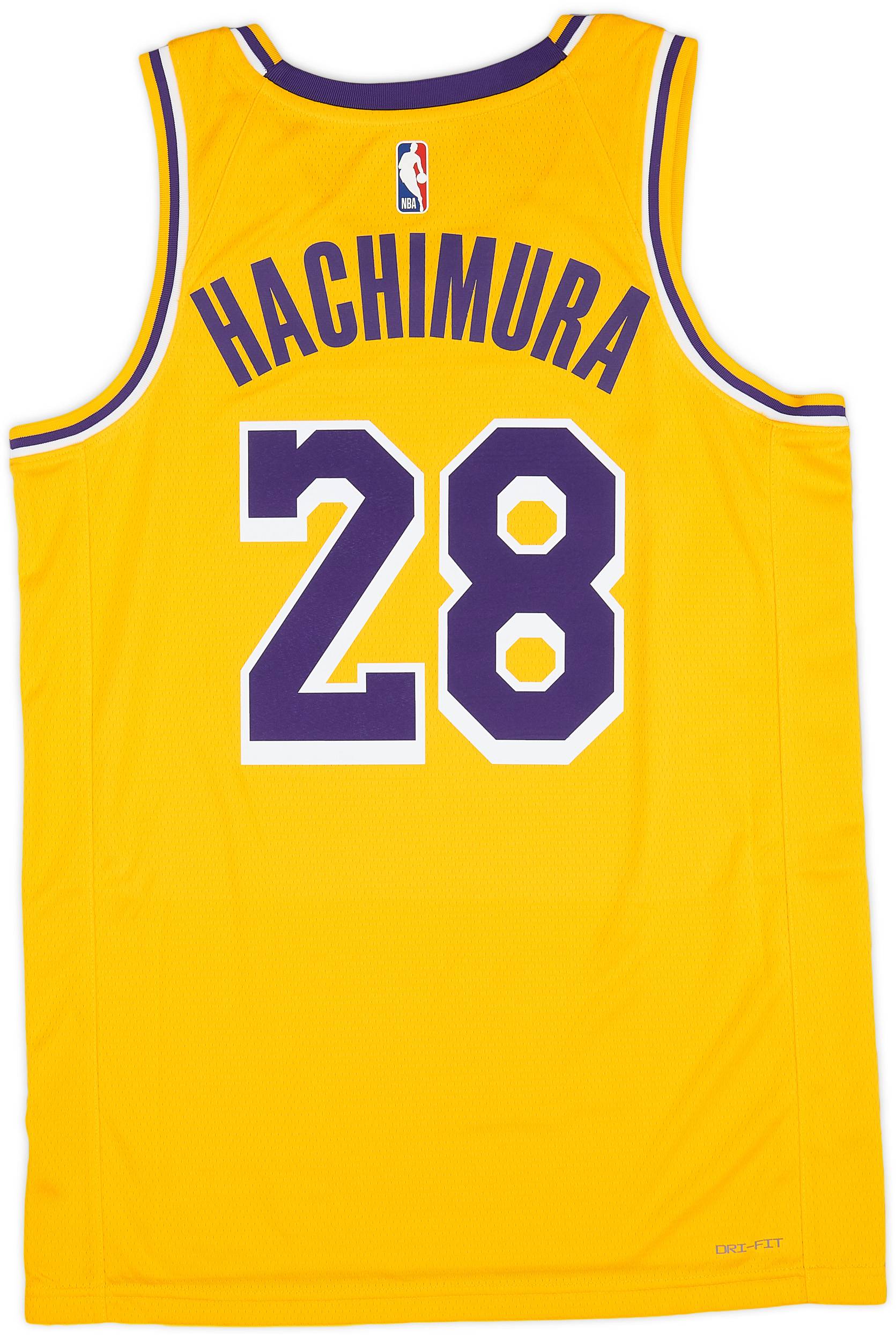 激安価格の 2023-24 LA (M) Jersey Away Swingman Nike #28 Hachimura Lakers ウェア