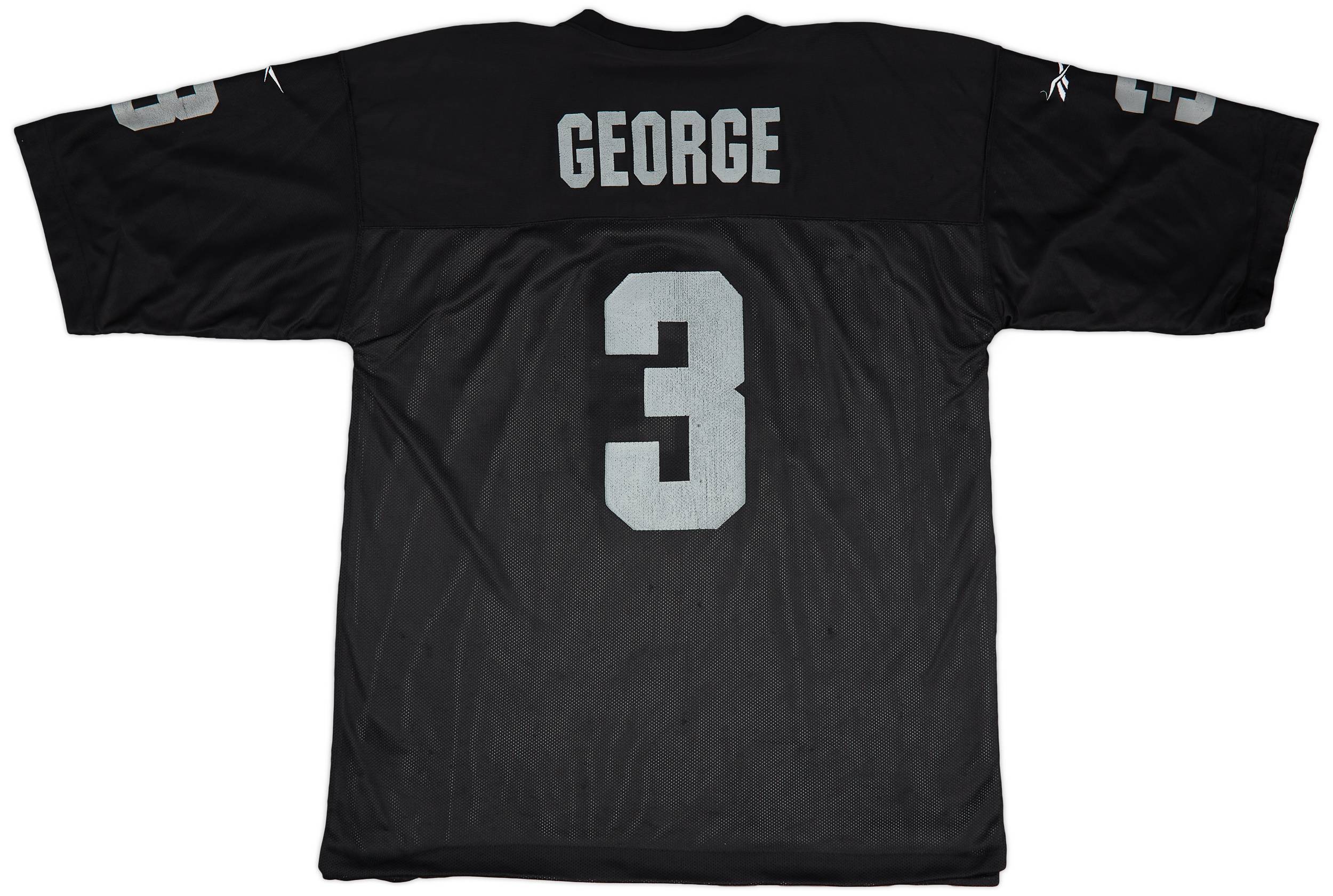 1997-98 ホーム オーストラリア代表 Reebok 長袖 ラガーシャツ 1997-98 Oakland Raiders George #3 Reebok Reversible Jersey