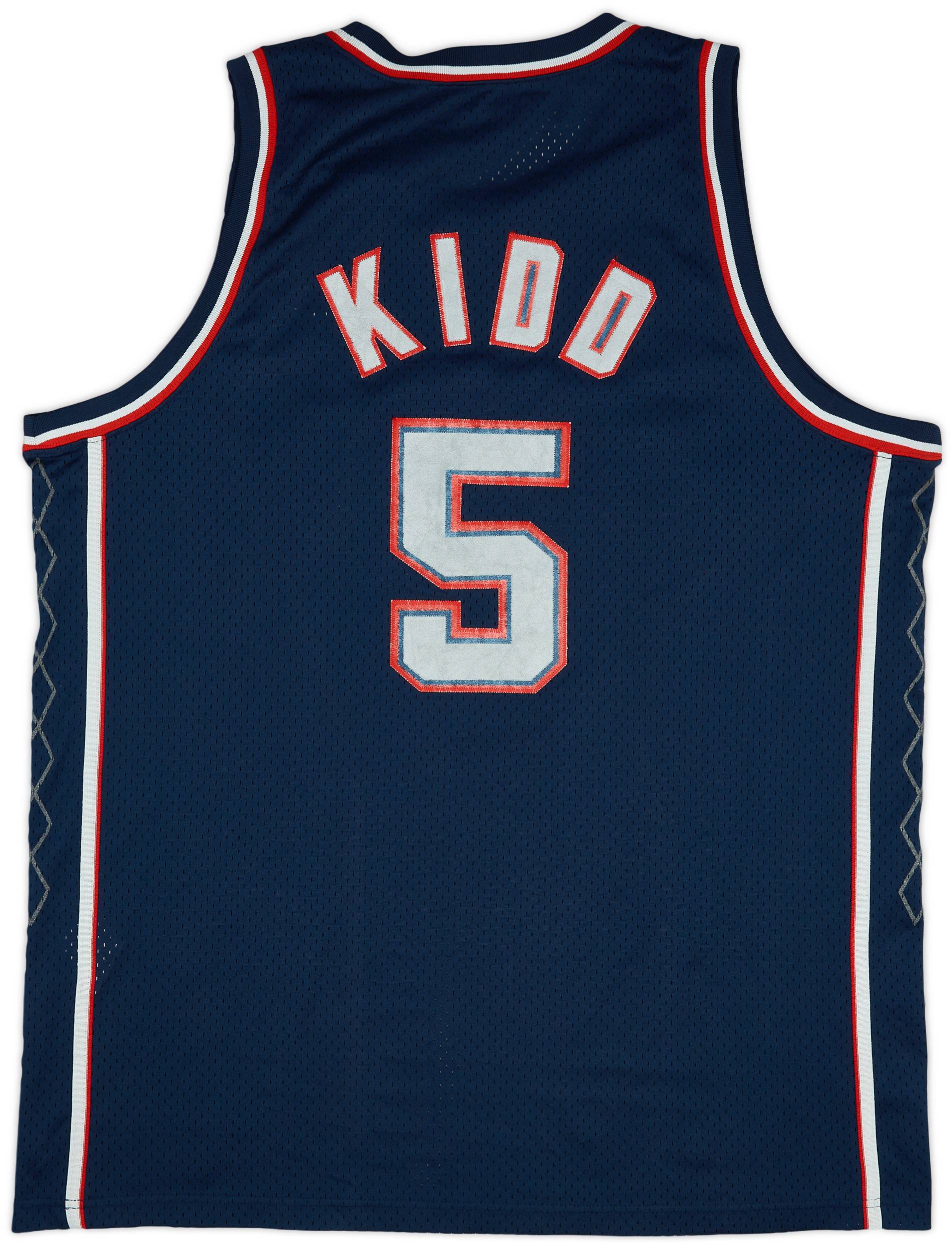 2001-04 New Jersey Nets Kidd #5 Nike Swingman Away Jersey