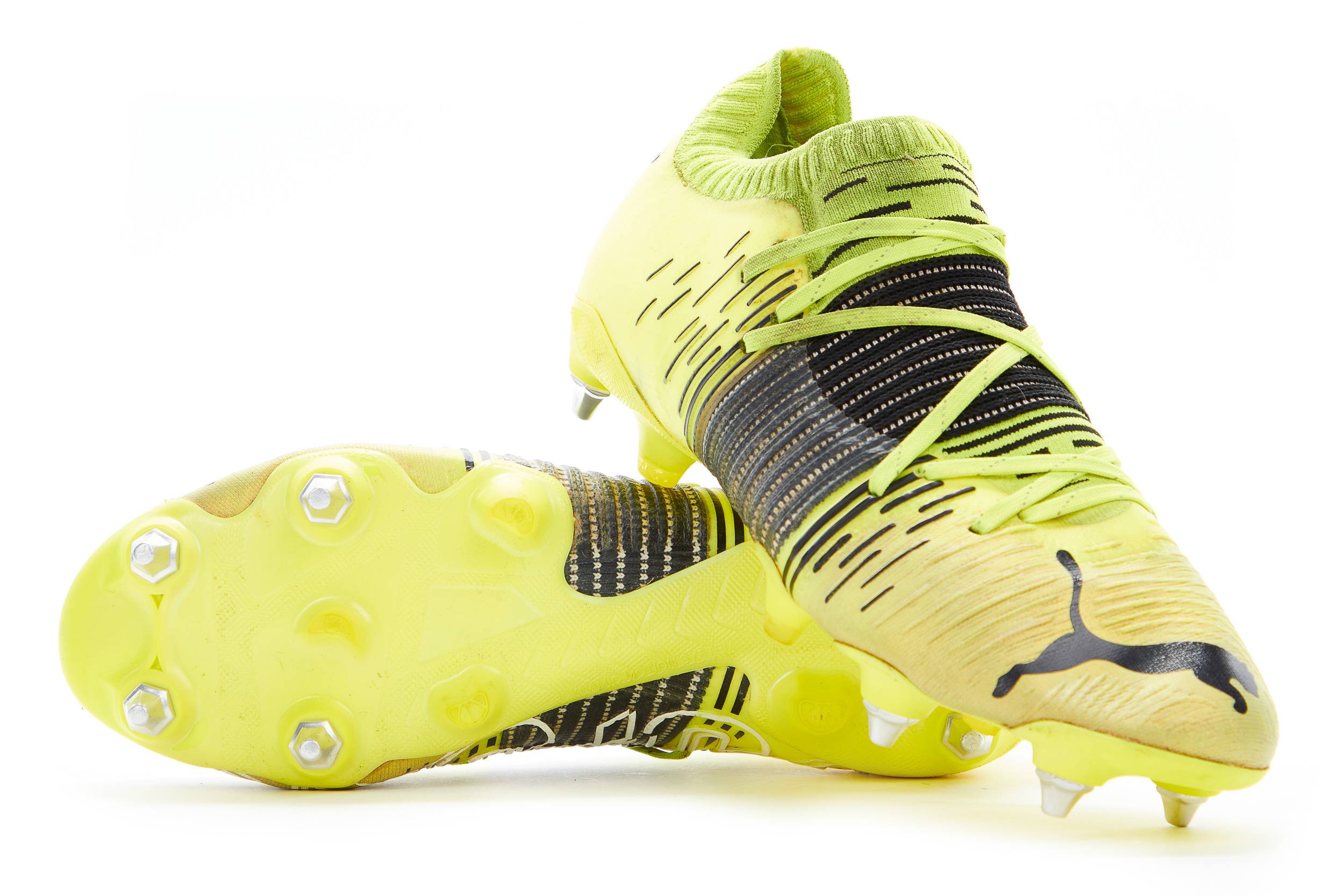 2021 Puma Training Worn Future Z 1.1 Football Boots (Scott Carson