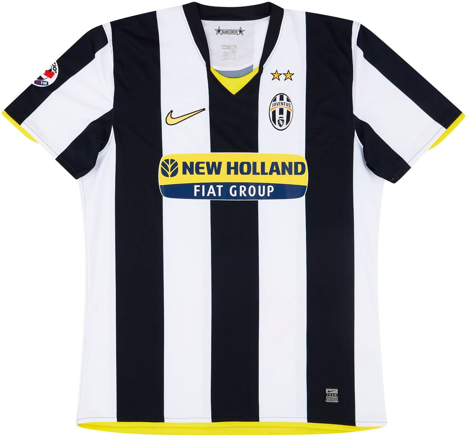 2008-09 Juventus Match Issue Signed Home Shirt Amauri #8