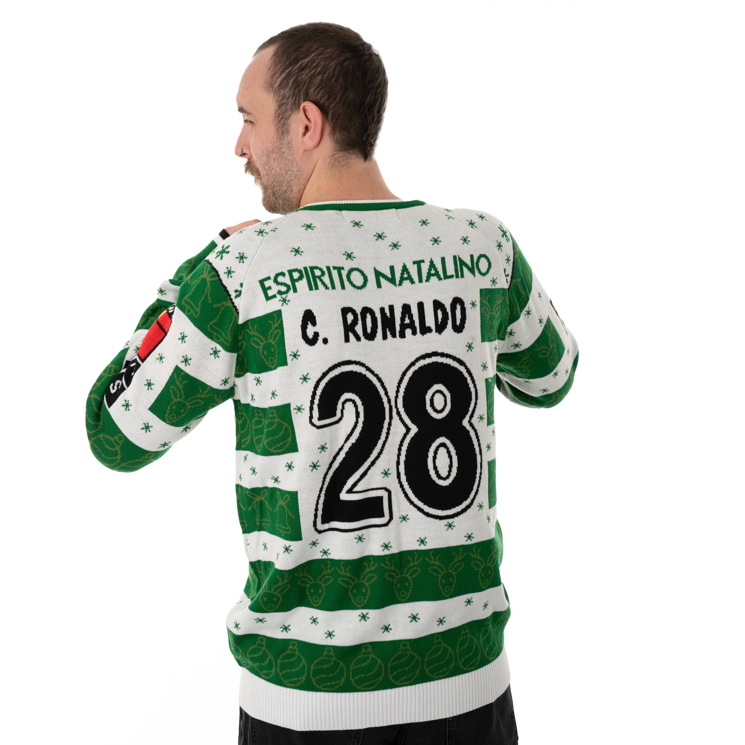 SUPER BOCK RONALDO 28ジャージ　スポルティング C.Ronaldo #28 Presente Christmas Jumper
