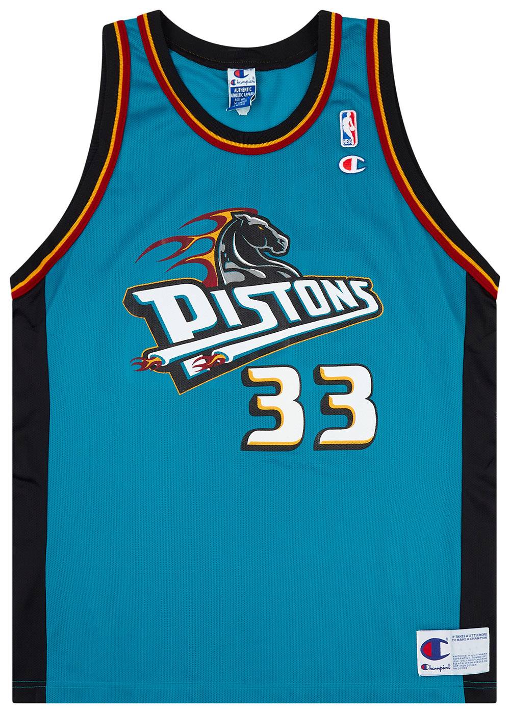 Size 36. #33 Hill Piston 90s Vintage NBA Jersey Made in USA