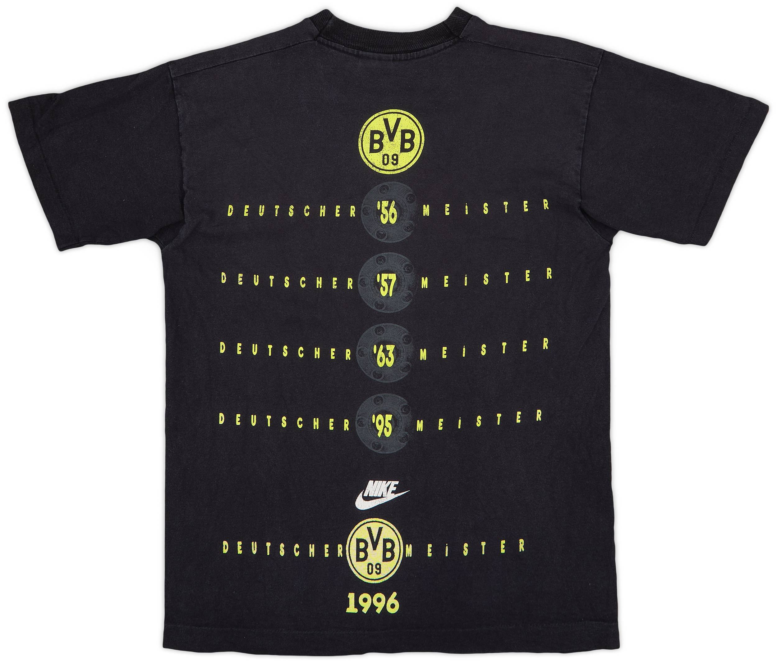 1995-96 Borussia Dortmund Home Shirt - 7/10 - (XS)