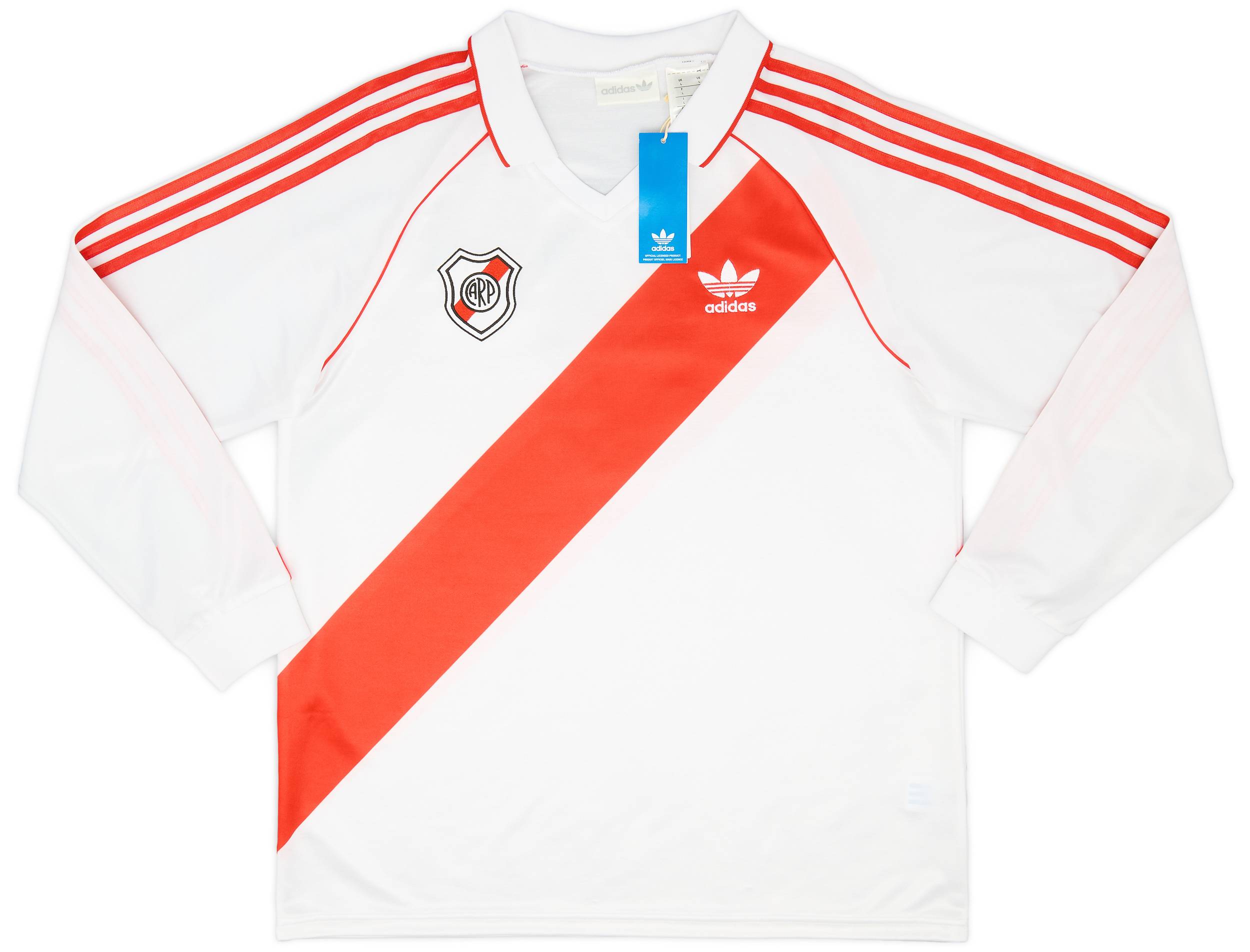 1994 River Plate adidas Originals Reissue Home L/S Shirt #9