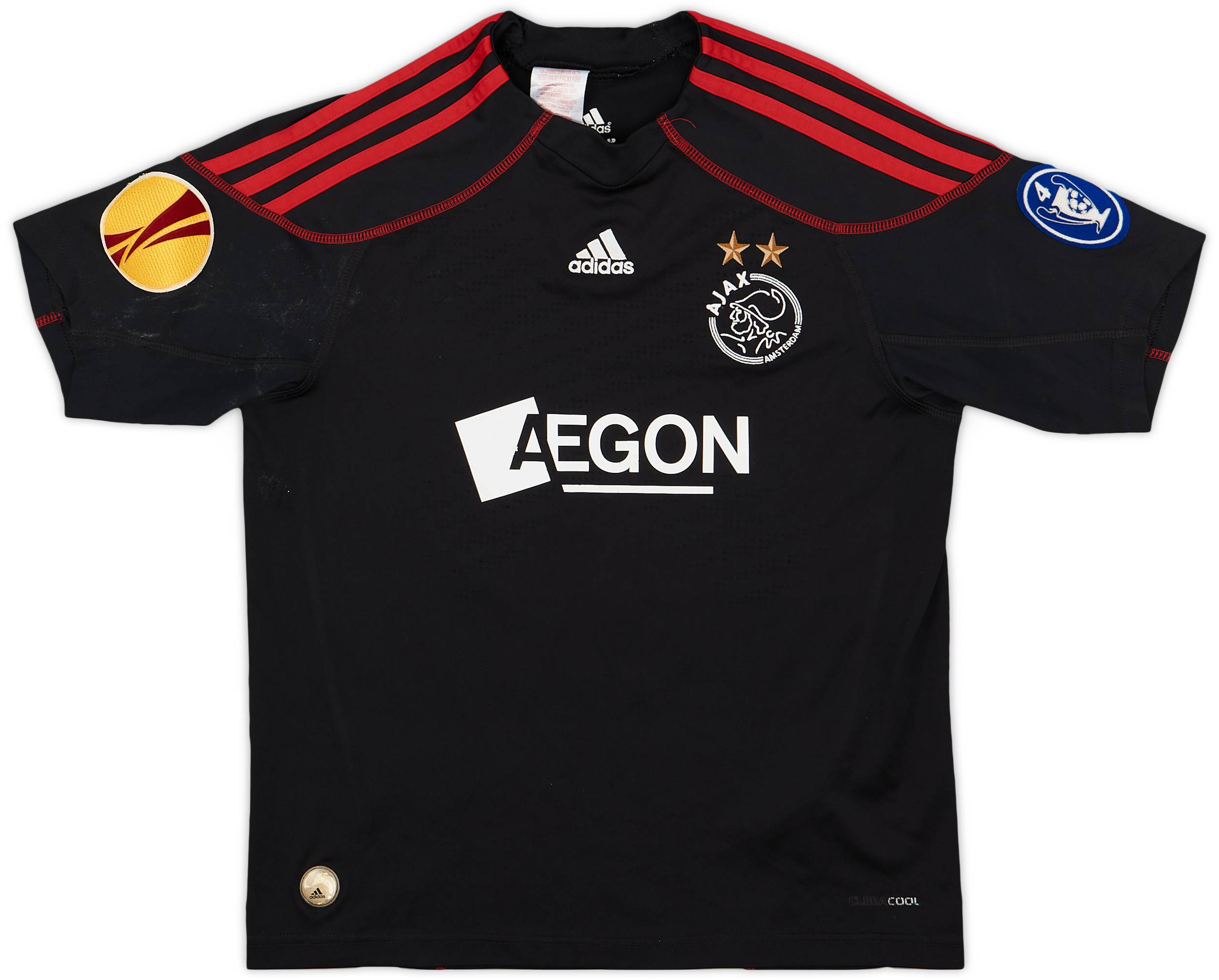 誠実 #40 Zeeuw De Shirt Away Ajax 2009-10 - (M.Boys) - 6/10 ウェア