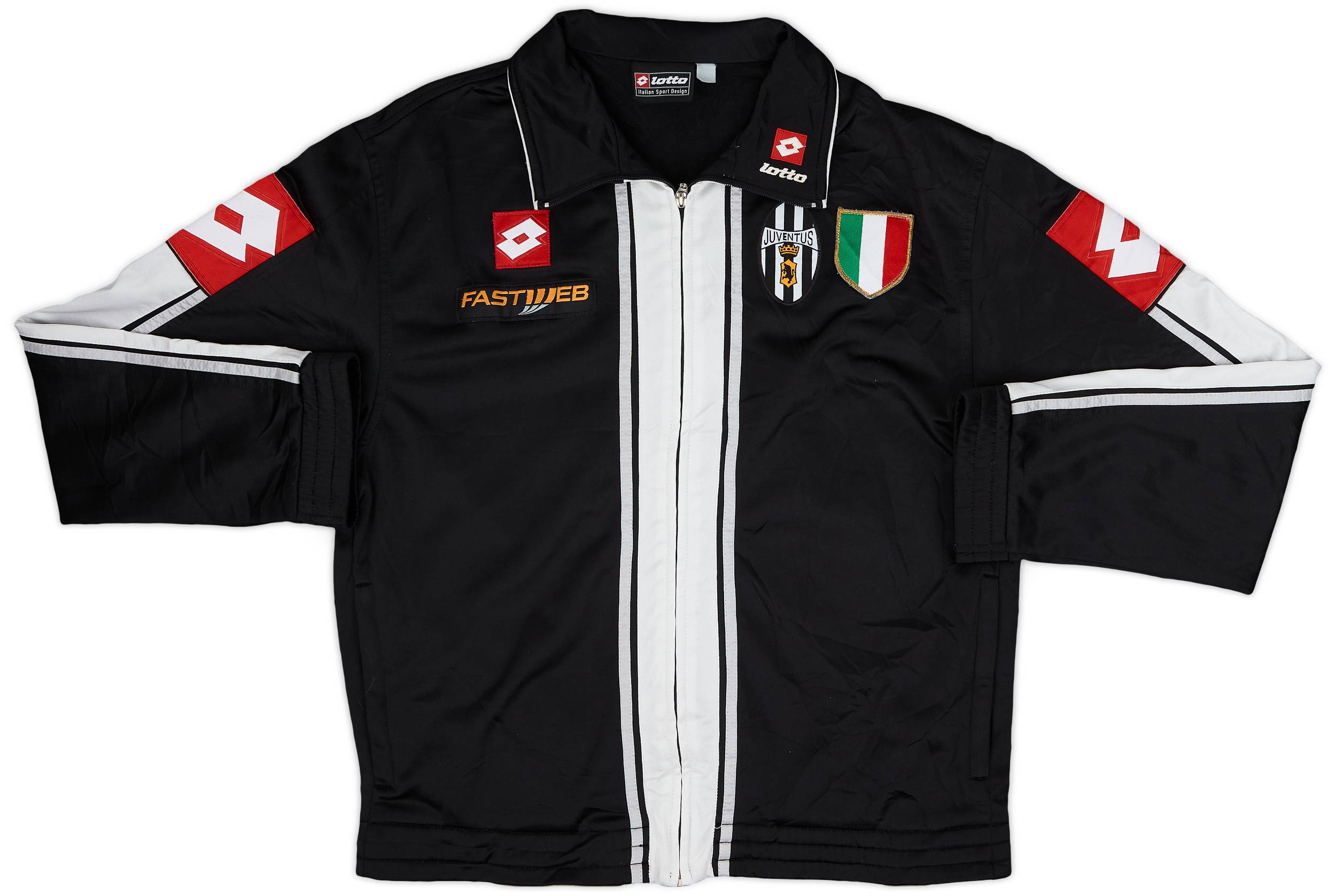［希少・美品］Lotto Juventus レインジャケット 2000-01 Juventus Lotto Hooded Rain Jacket - 8/10 - (XL.Boys)