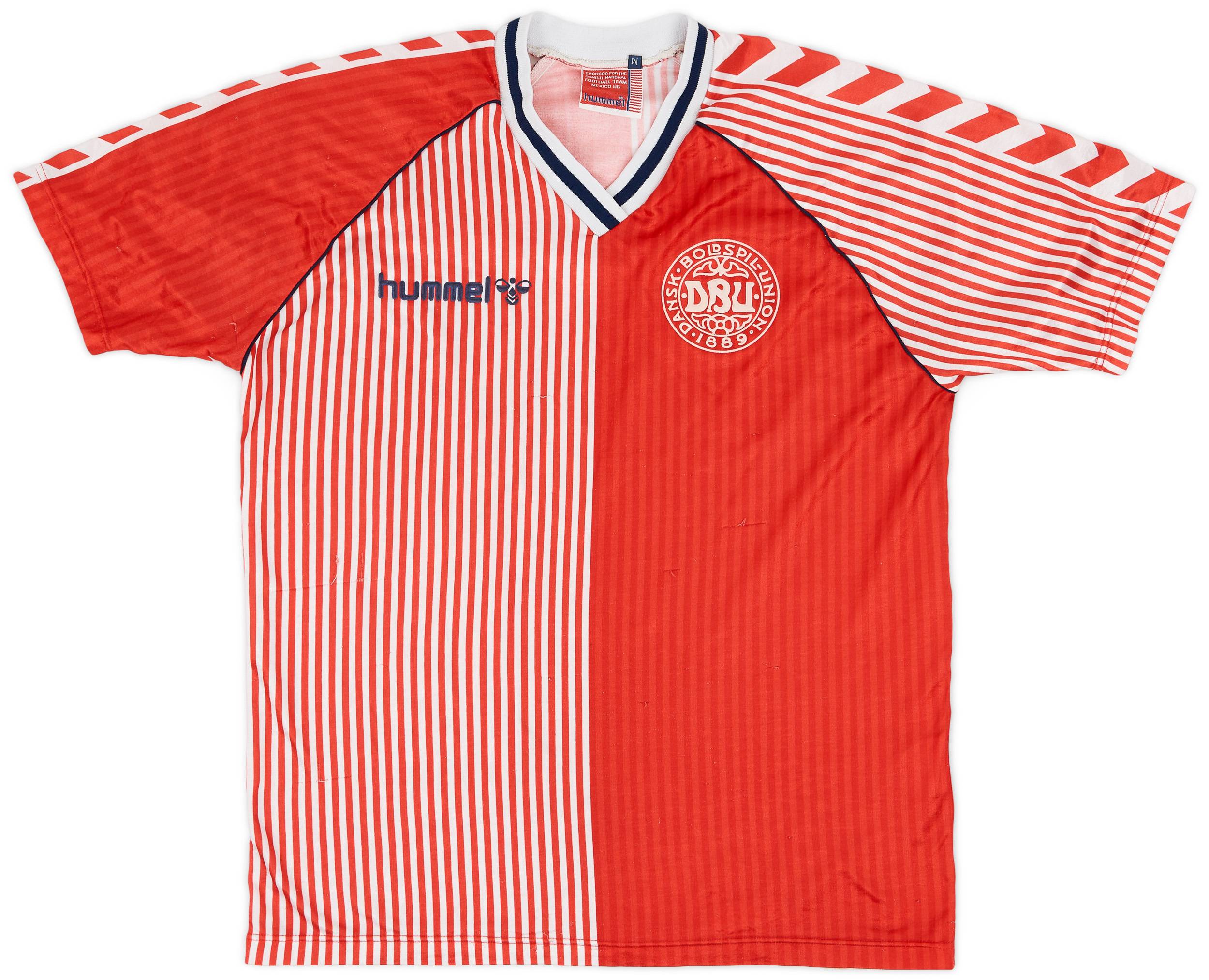 デンマークホームユニフォーム1986赤と白 - J League Shop