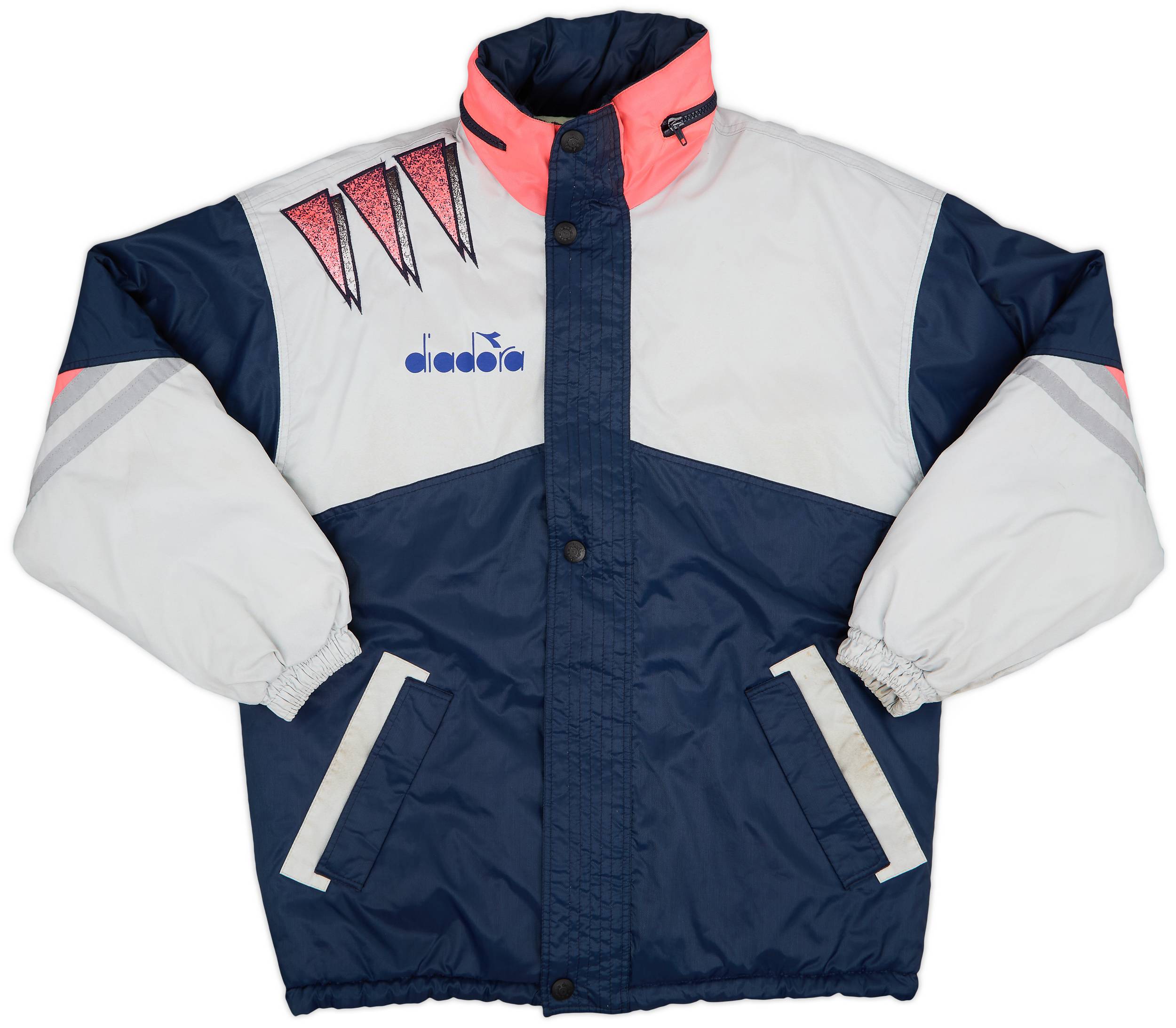 爆買い 1992 (L) - 8/10 - Coat Bench Padded Diadora Italy サッカーボール