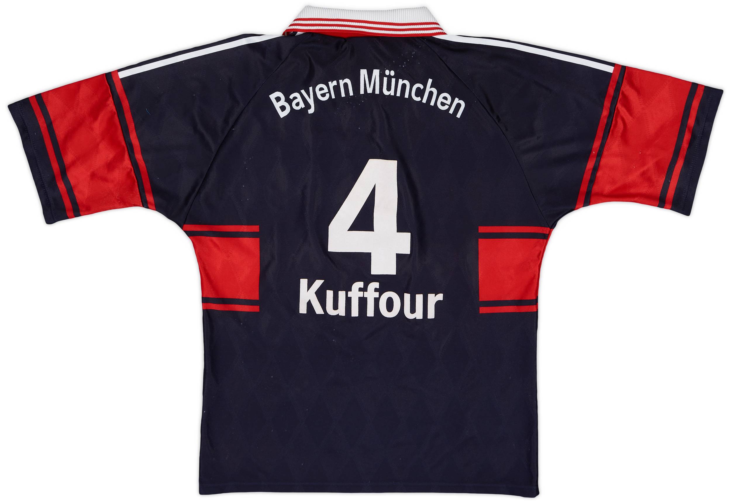 1997-99 Bayern Munich Home Shirt Kuffour #4 - 5/10 - (M)