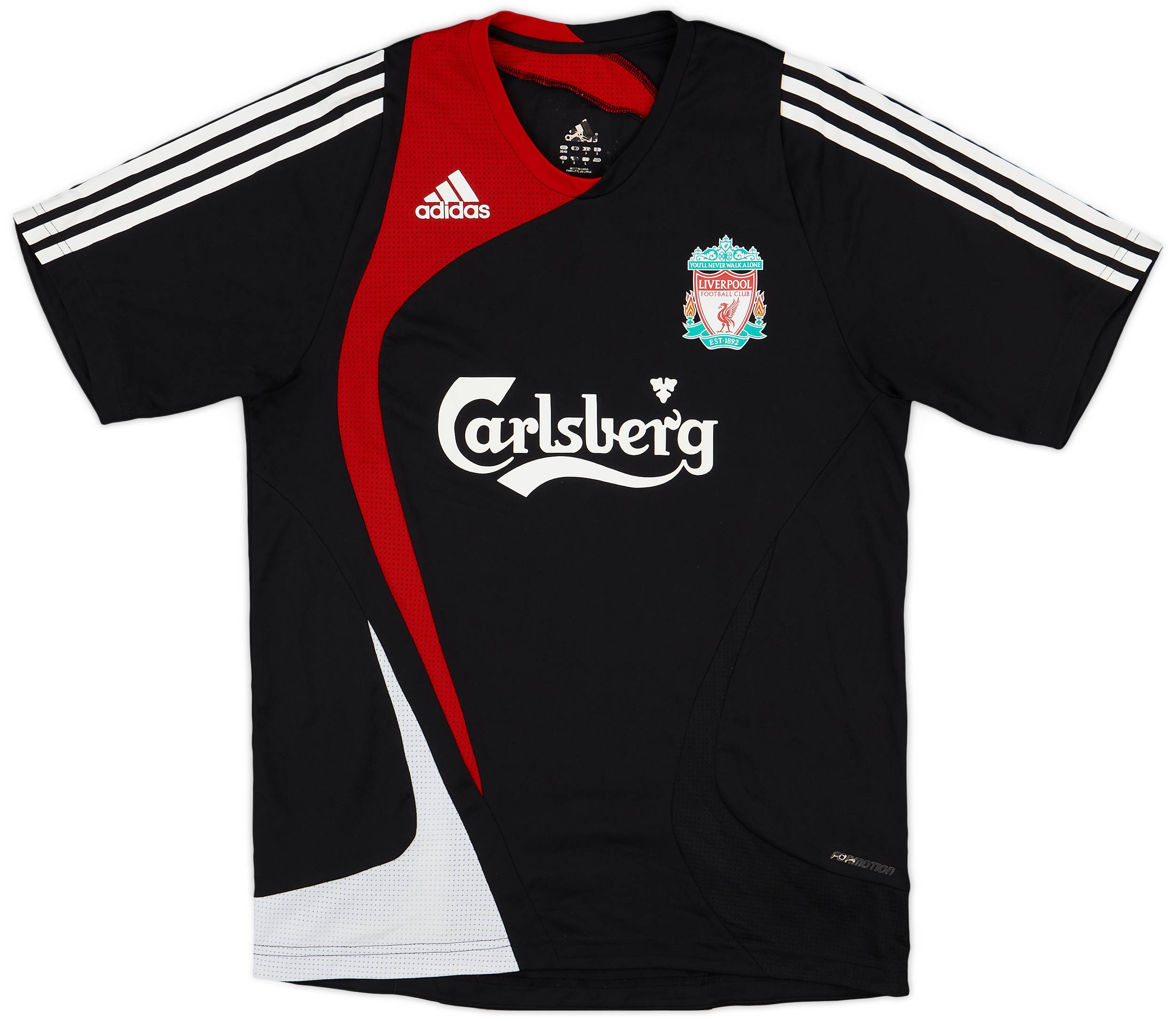 2007-08 Liverpool adidas Training Shirt - 8/10 - (M)