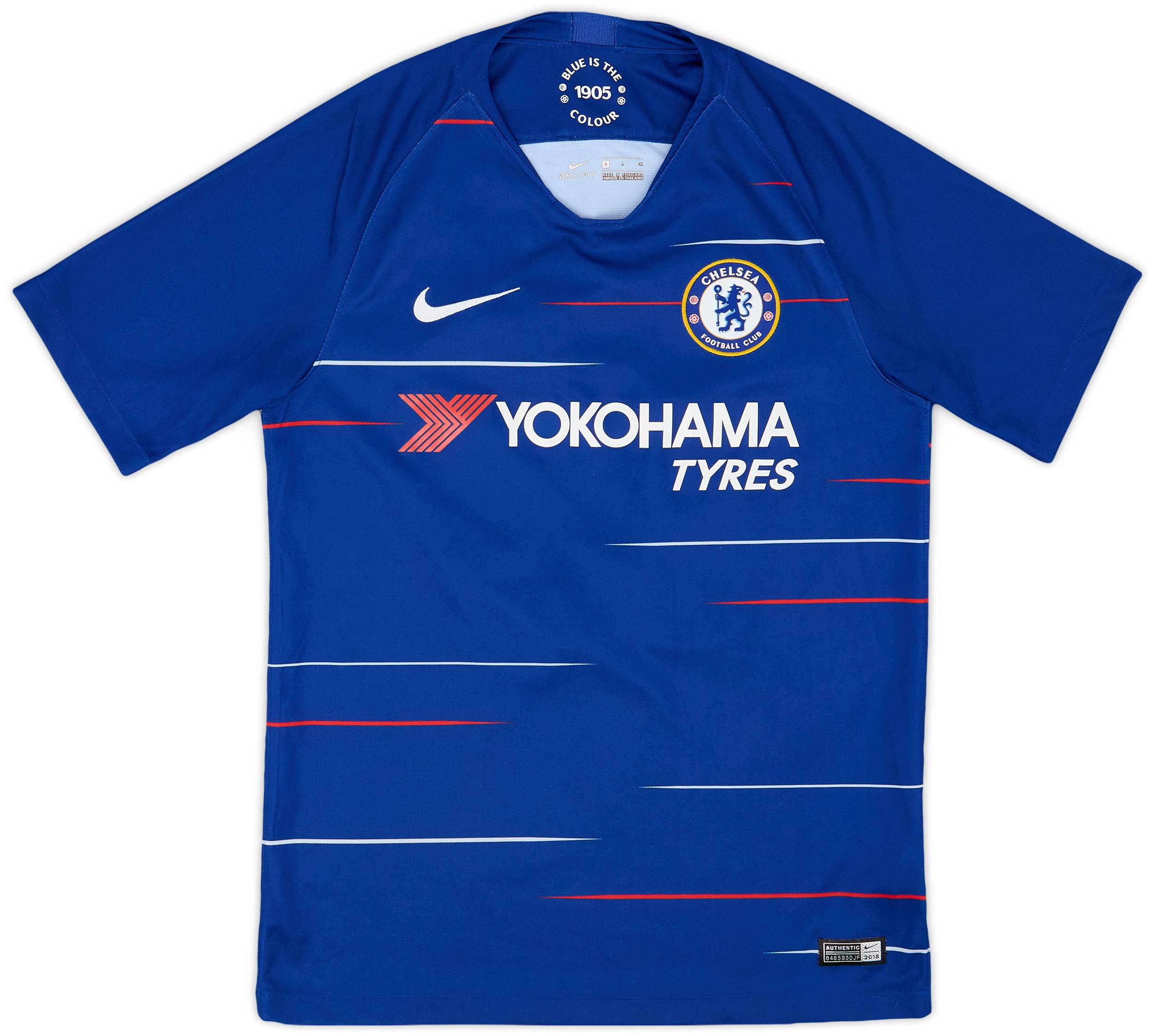 Chelsea HAZARD 10 シャツ 2017-18 Chelsea Home Shirt Hazard #10 - 8/10 - (XXL)