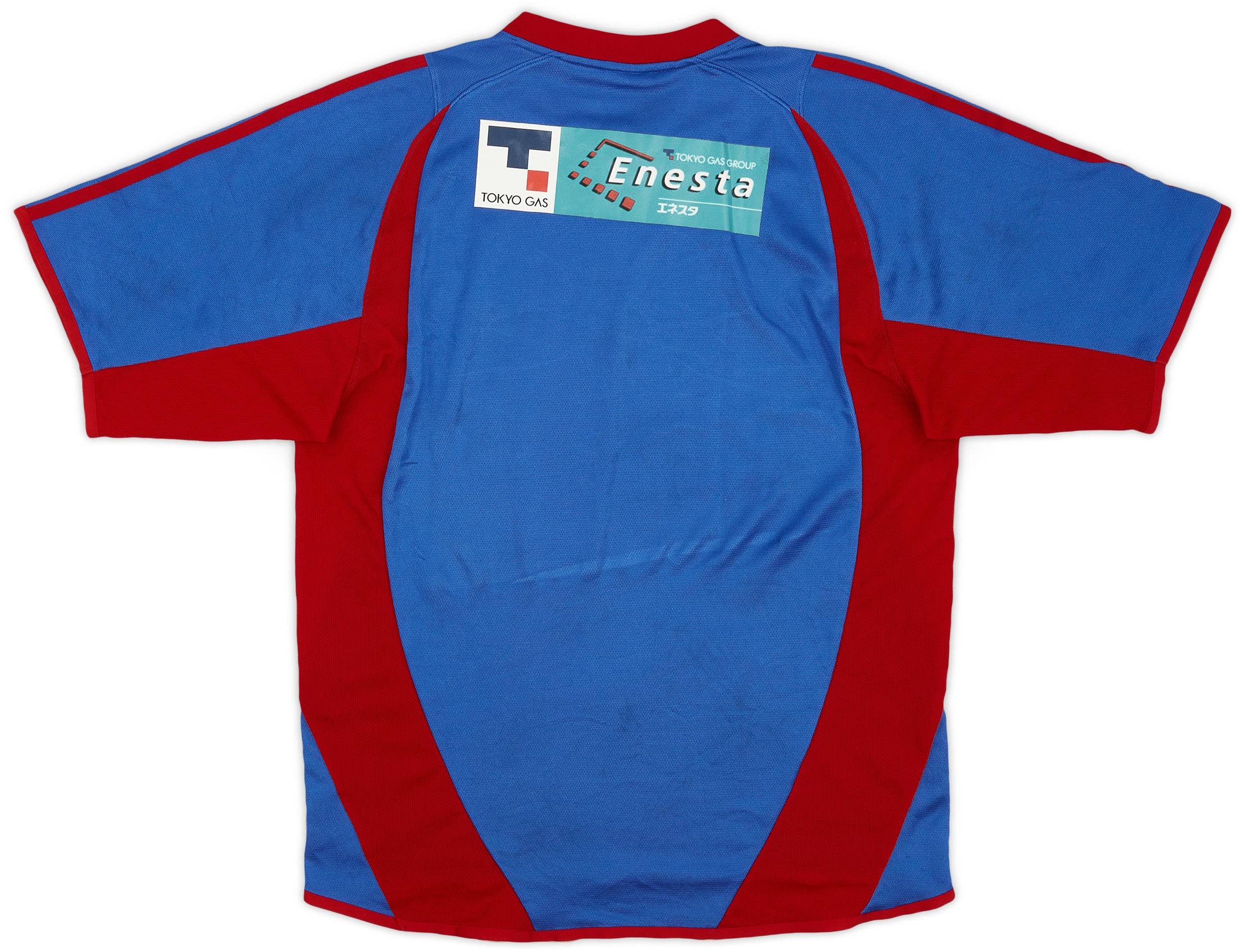 超希少デザイン！2003〜04年 FC東京 ホームユニフォーム ネーム無し レア 2003 FC Tokyo Home Shirt - 8/10 - (S)