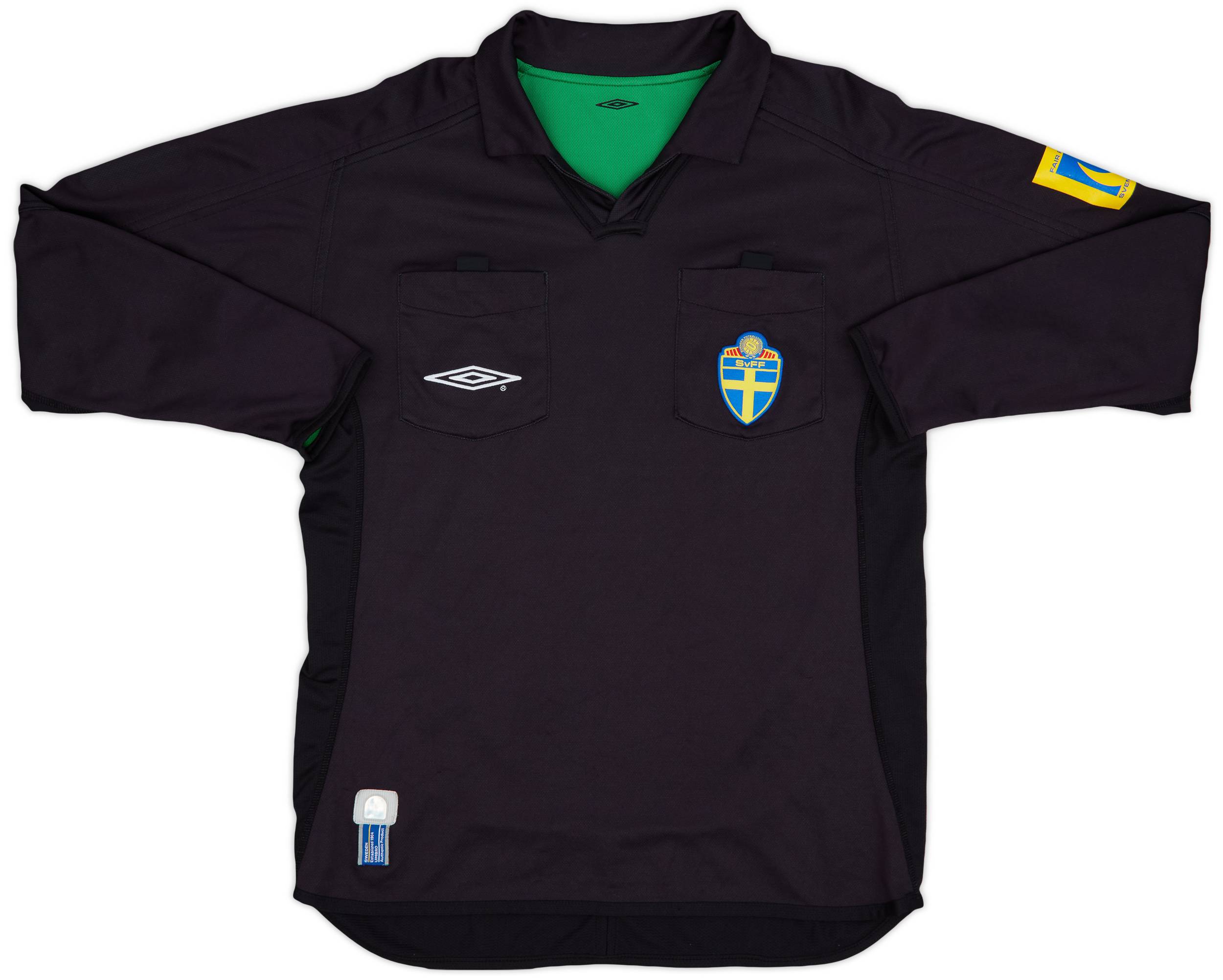 激安大特価！ 2000s Sweden Umbro Reversible Referee L/S Shirt - 7/10 - (L) ウェア