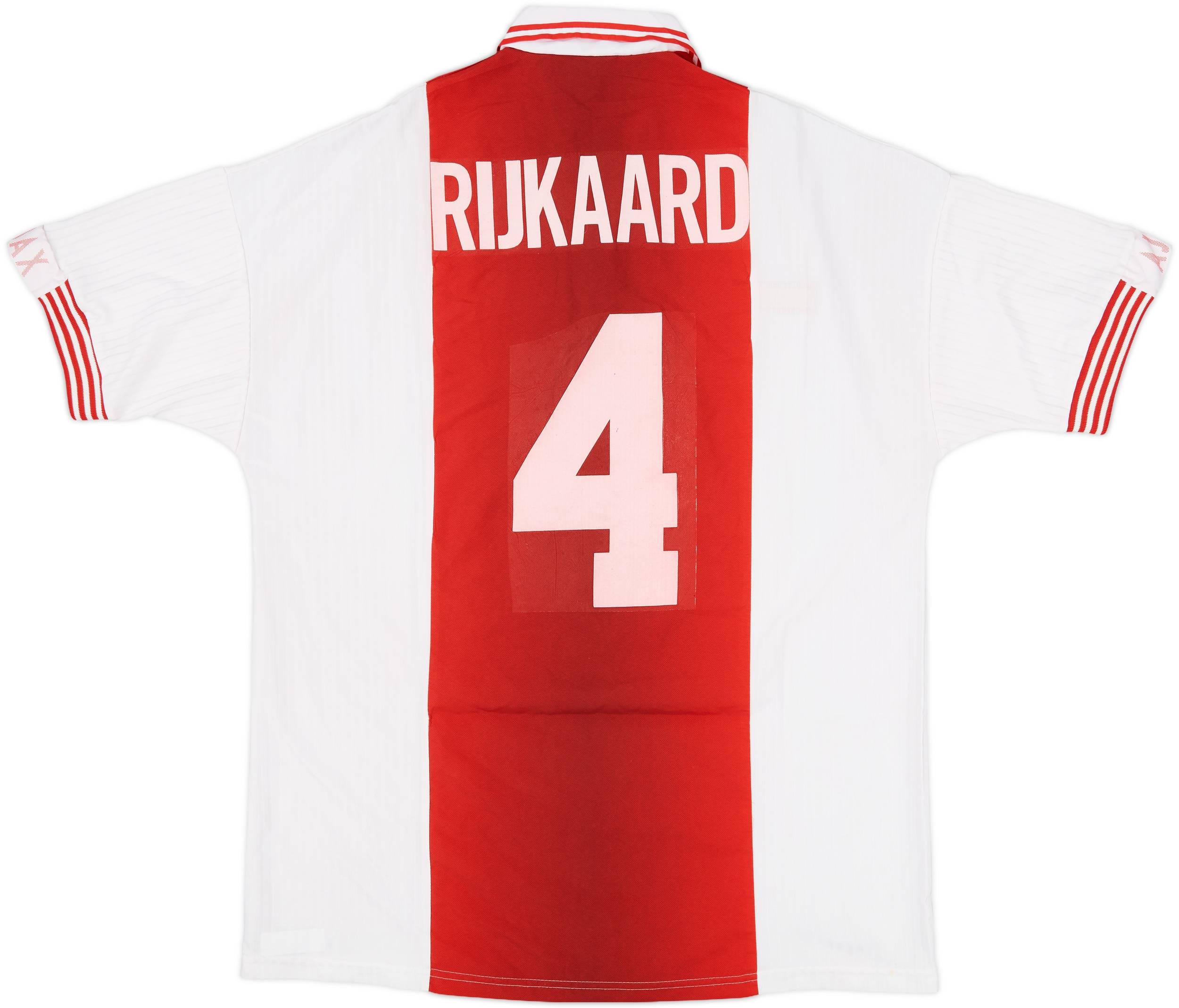 1997-98 Ajax Home Shirt Rijkaard #4 - 6/10 - (XL)