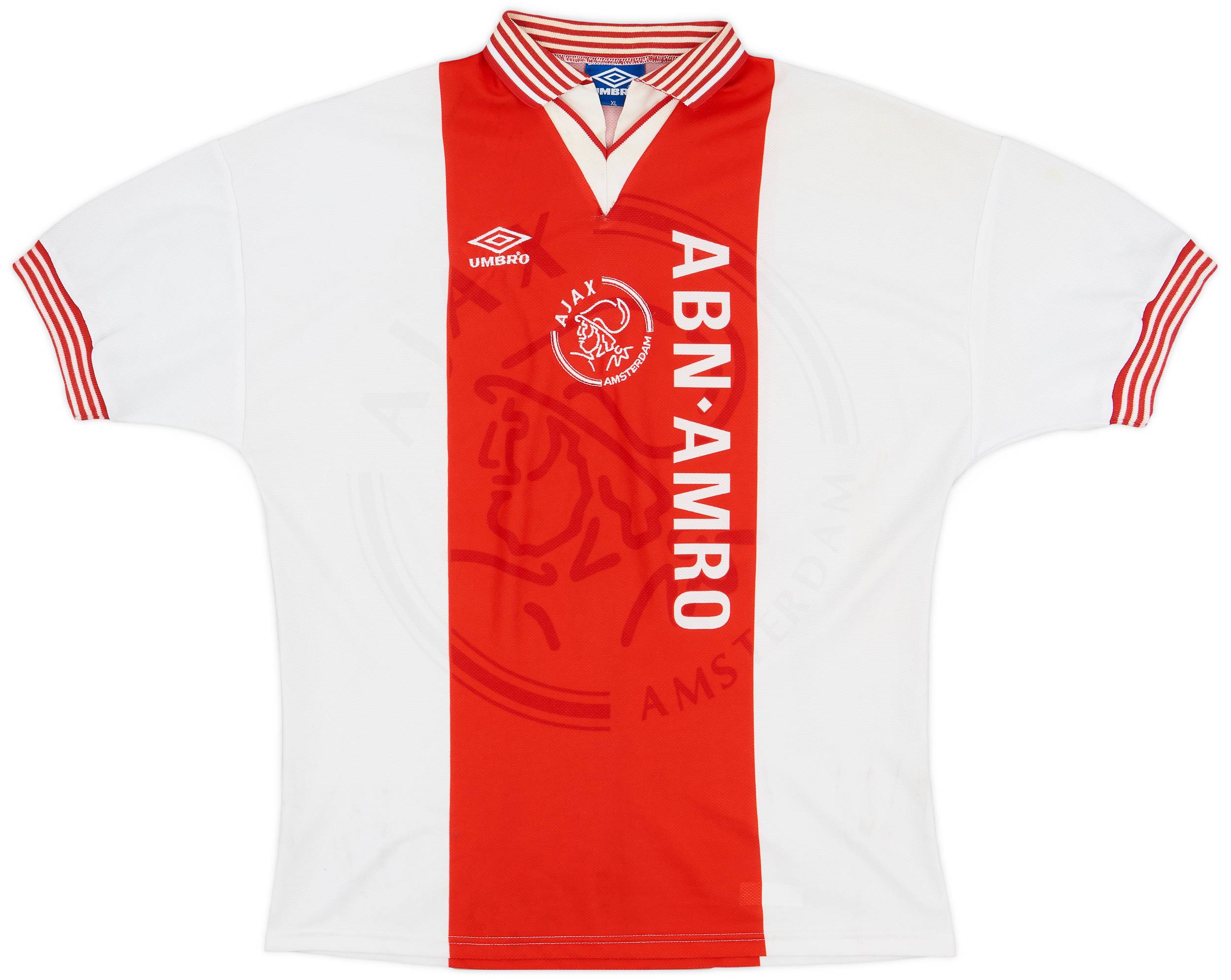全商品オープニング価格！ 1995-96 (XL) - 5/10 - Shirt Home Ajax ウェア