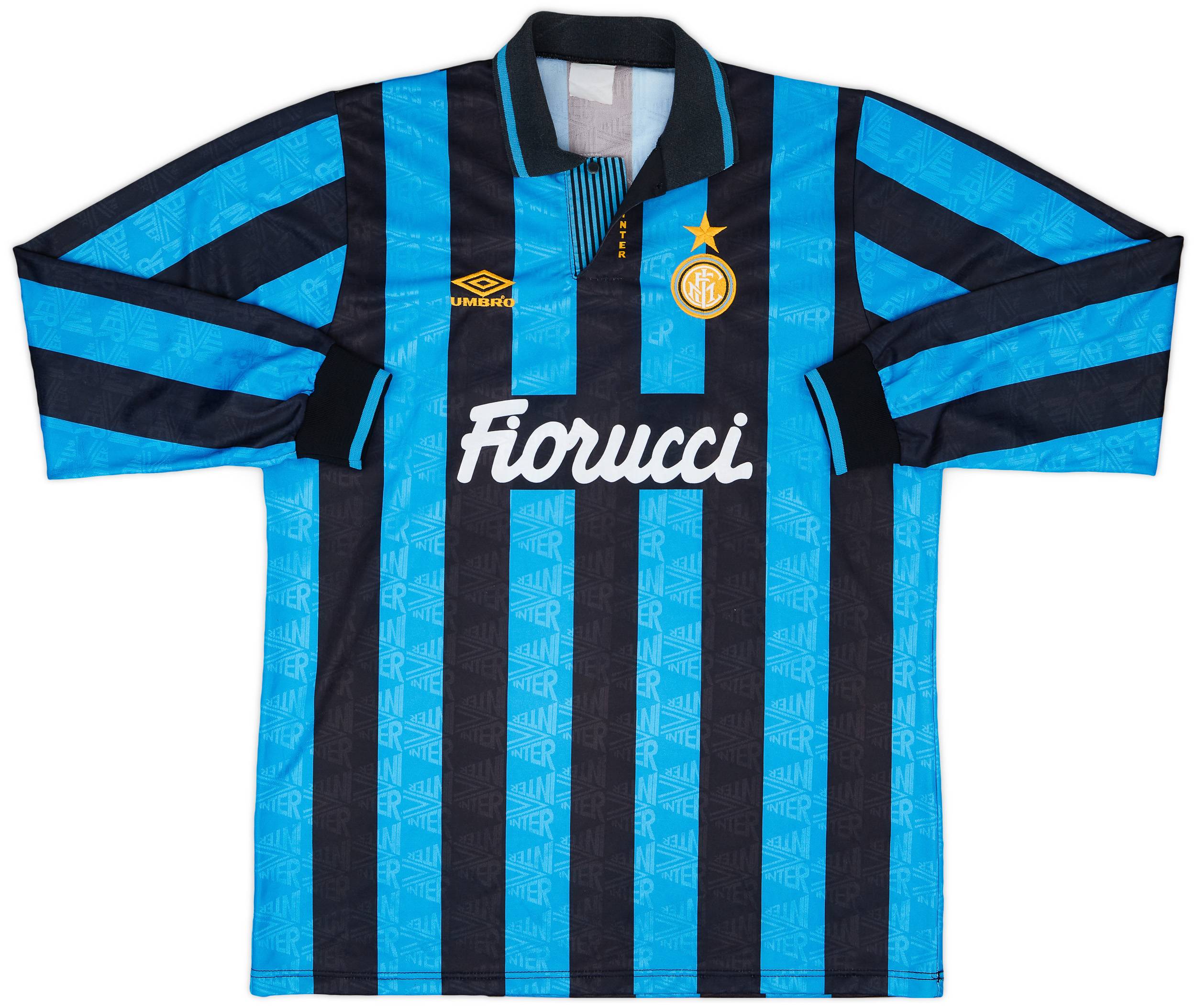 Inter Milan Home Shirt 1992-1993 Umbro Size XL (BNIB) | eBay