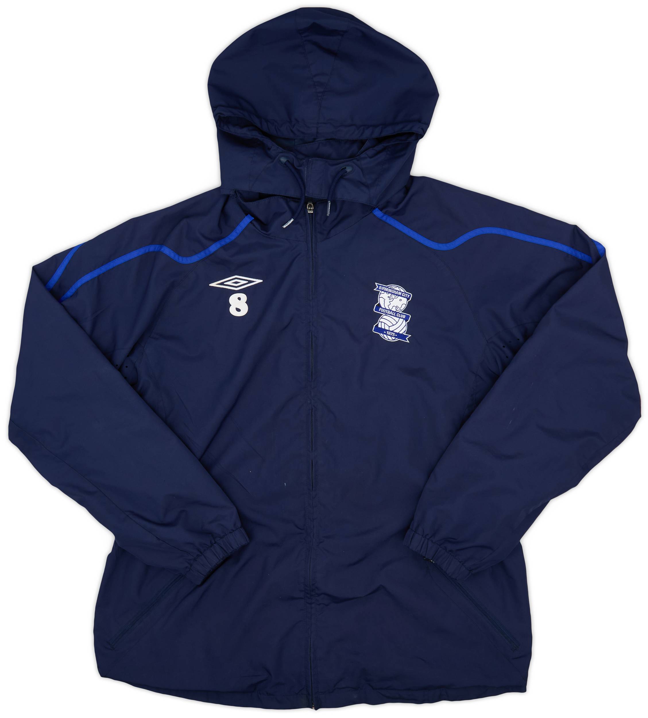衝撃の激安コスパ・掘り出し物も Umbro Birmingham 2008-09 Player #8 Jacket Rain Hooded Issue ウェア