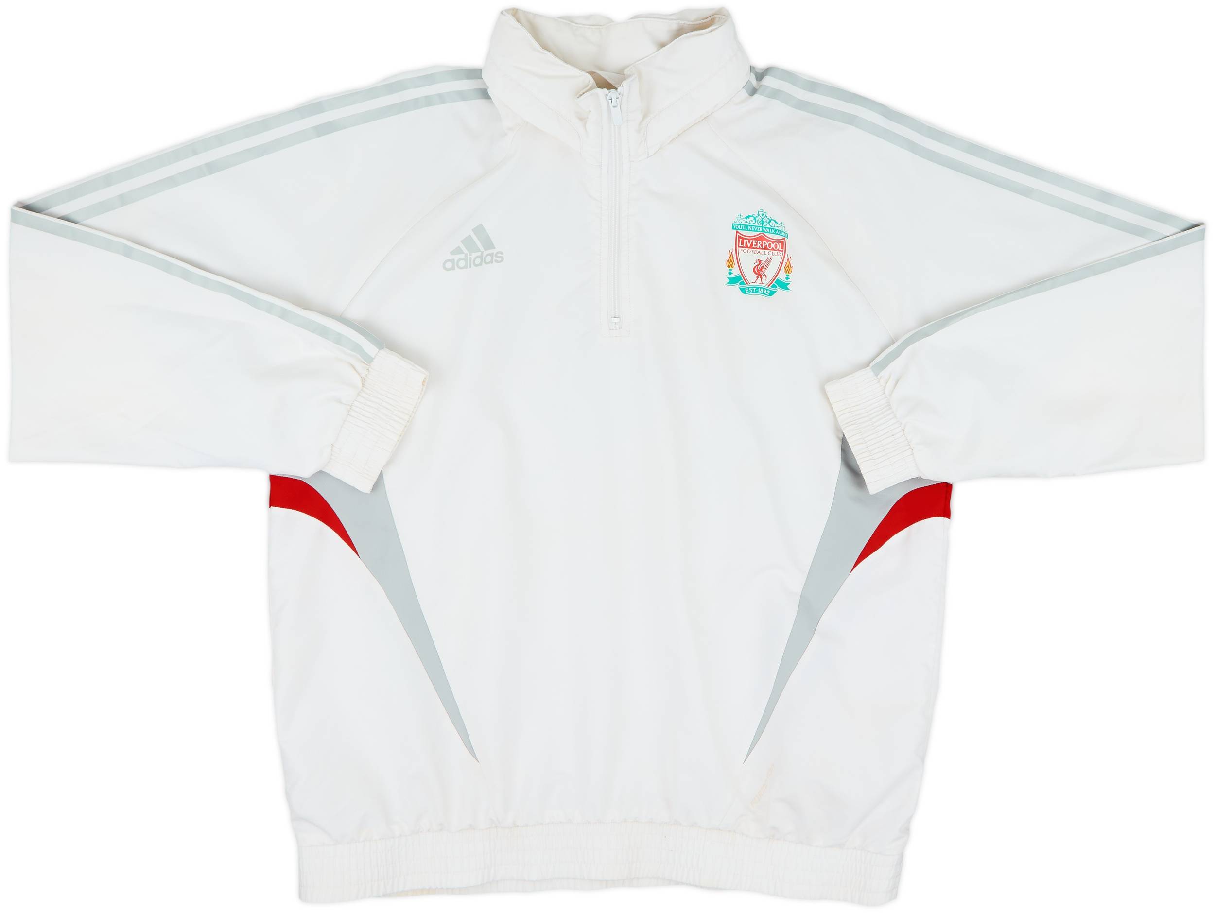 プレゼントを選ぼう！ 2008-09 Rain Zip 1/4 Hooded Formotion adidas Liverpool ウェア