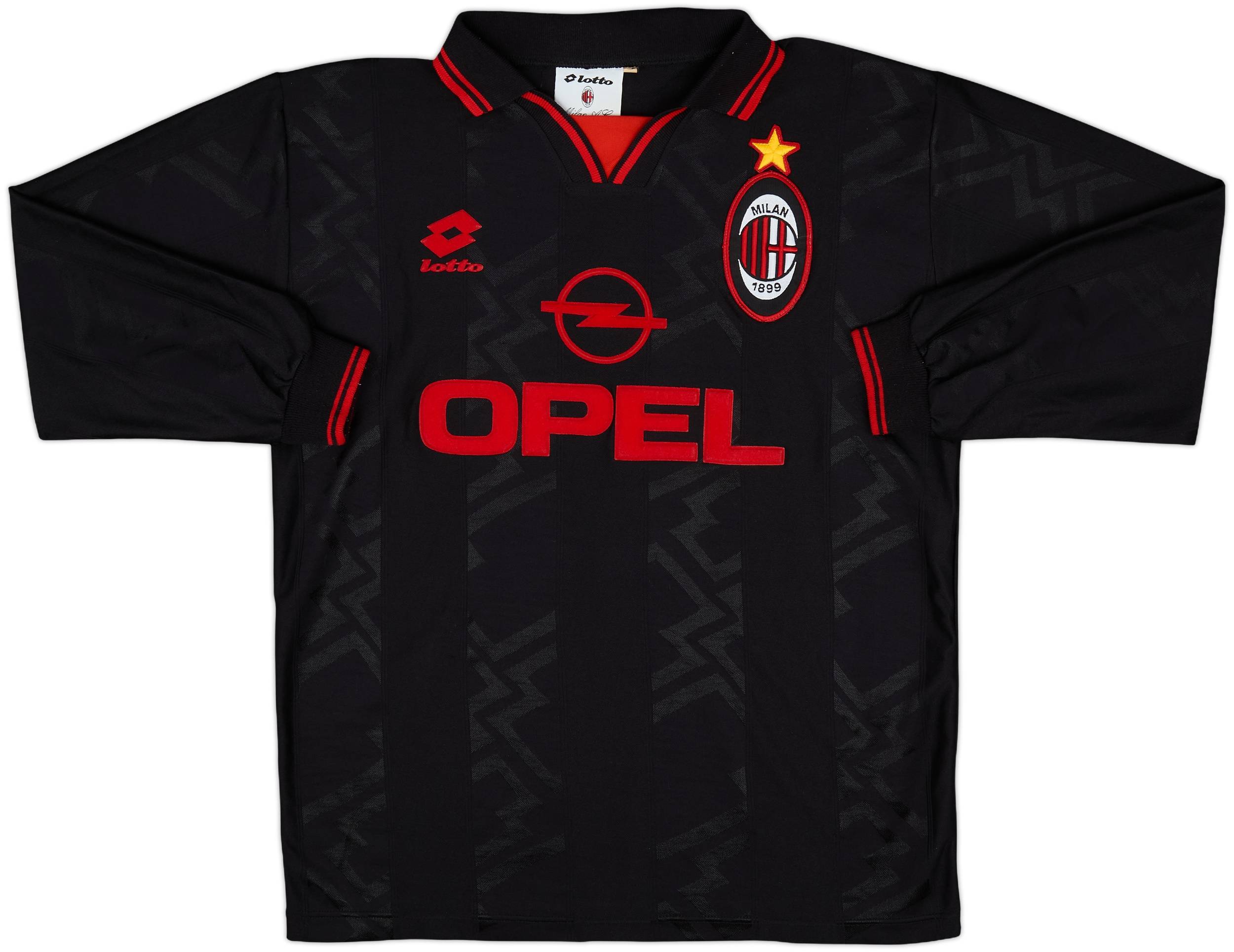 1996-97 AC Milan Lotto Training Shirt - 9/10 - (M)
