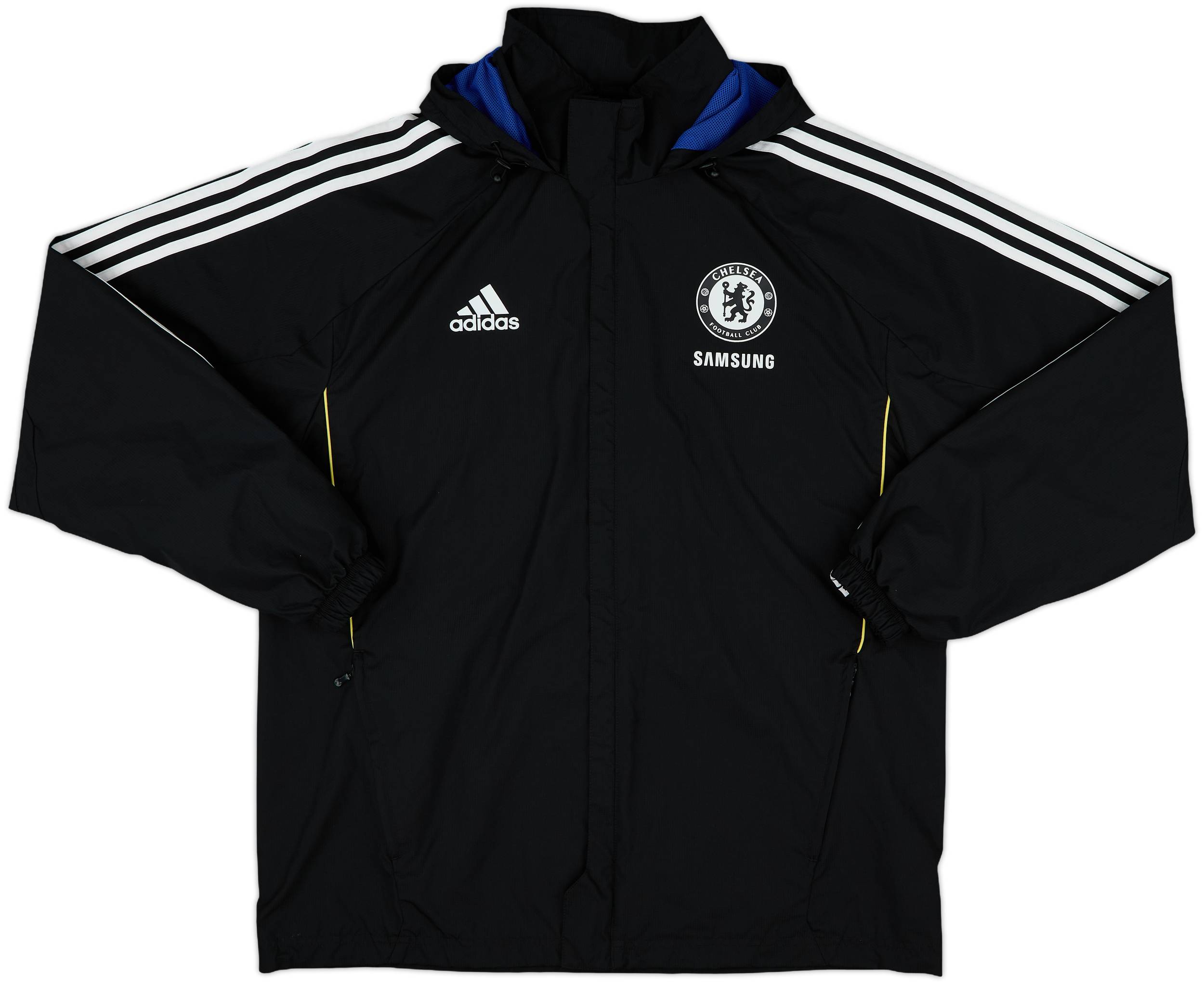 2011-12 Chelsea adidas Hooded Rain Jacket - 7/10 - (L)