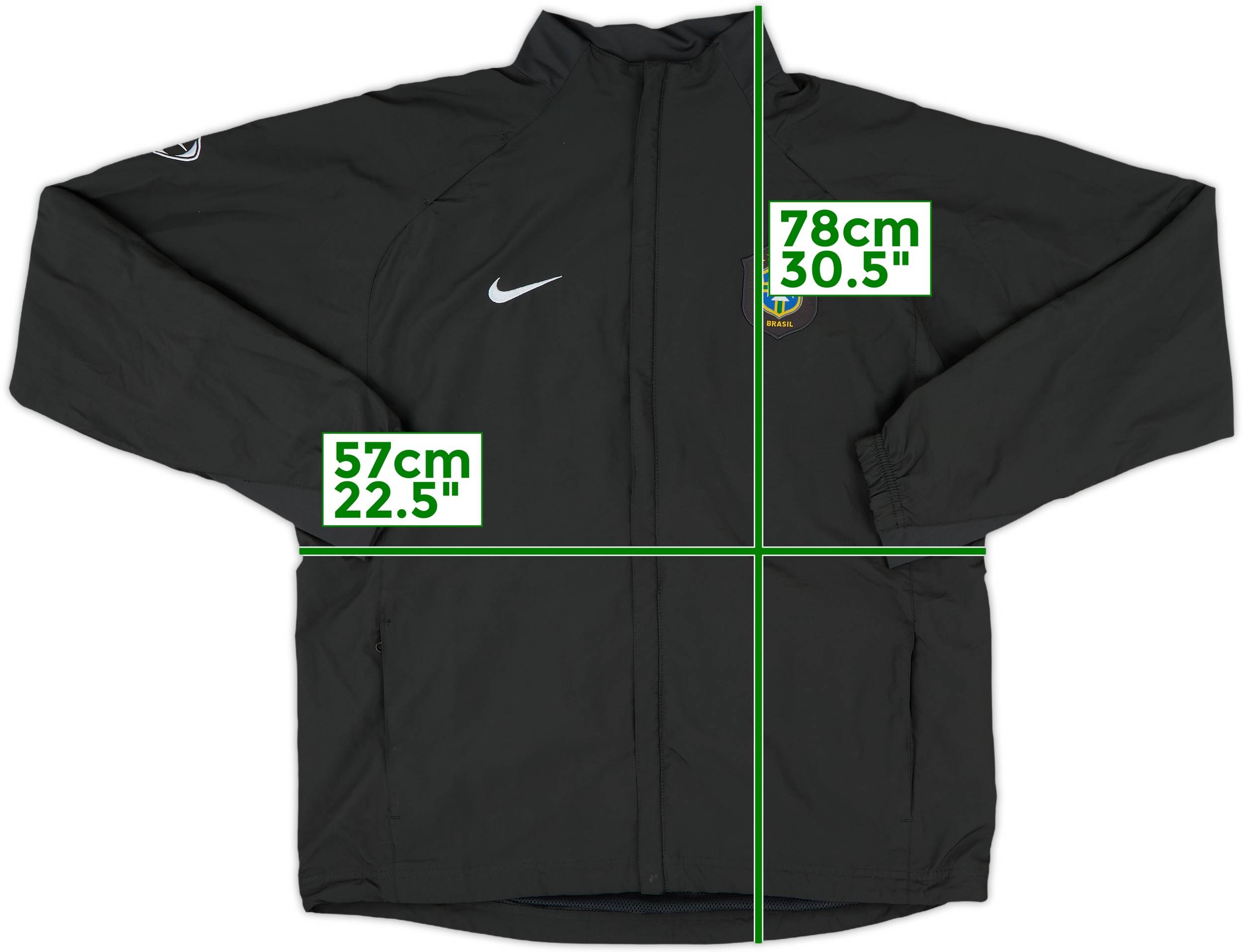 2006-07 Brazil Nike Track Jacket - 8/10 - (L)