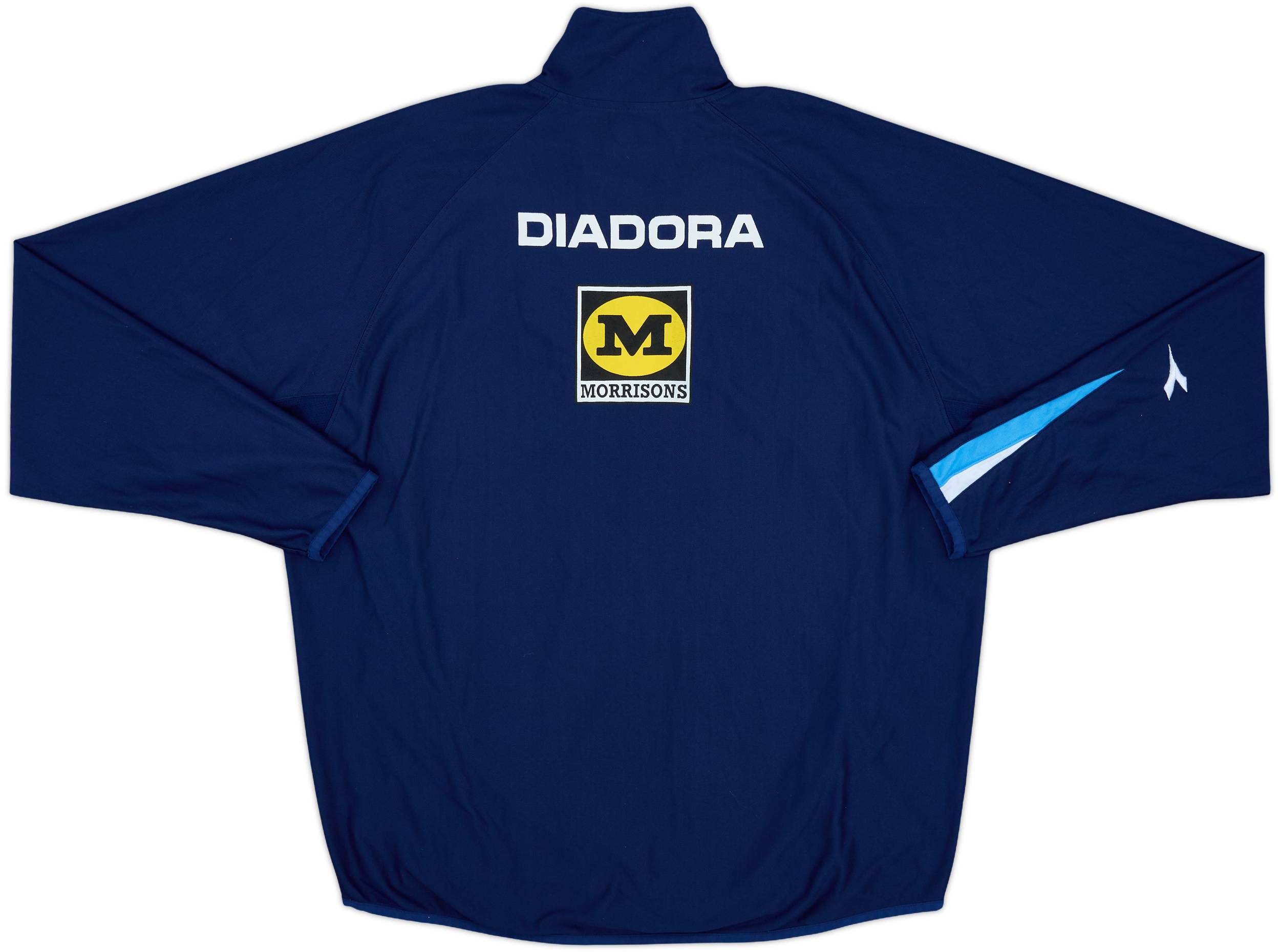 2005-06 Scotland Diadora 1/4 Zip Drill Top - 9/10 - (XL)