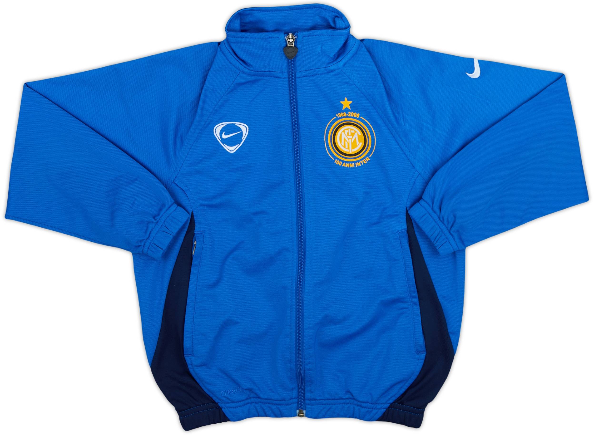 2007-08 Inter Milan Nike Track Jacket - 8/10 - (S.Boys)