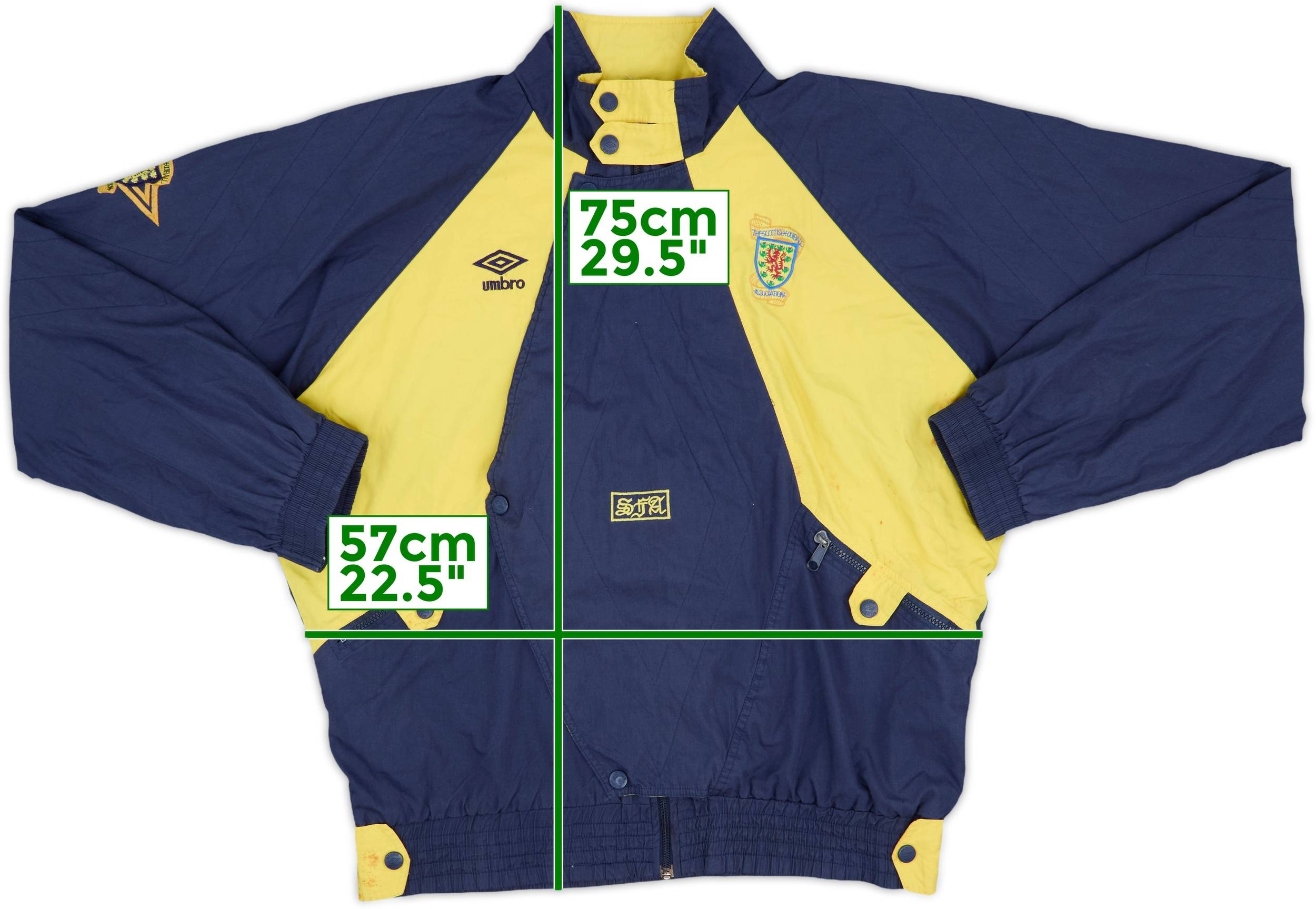 1990-92 Scotland Umbro Rain Jacket - 6/10 - (M)