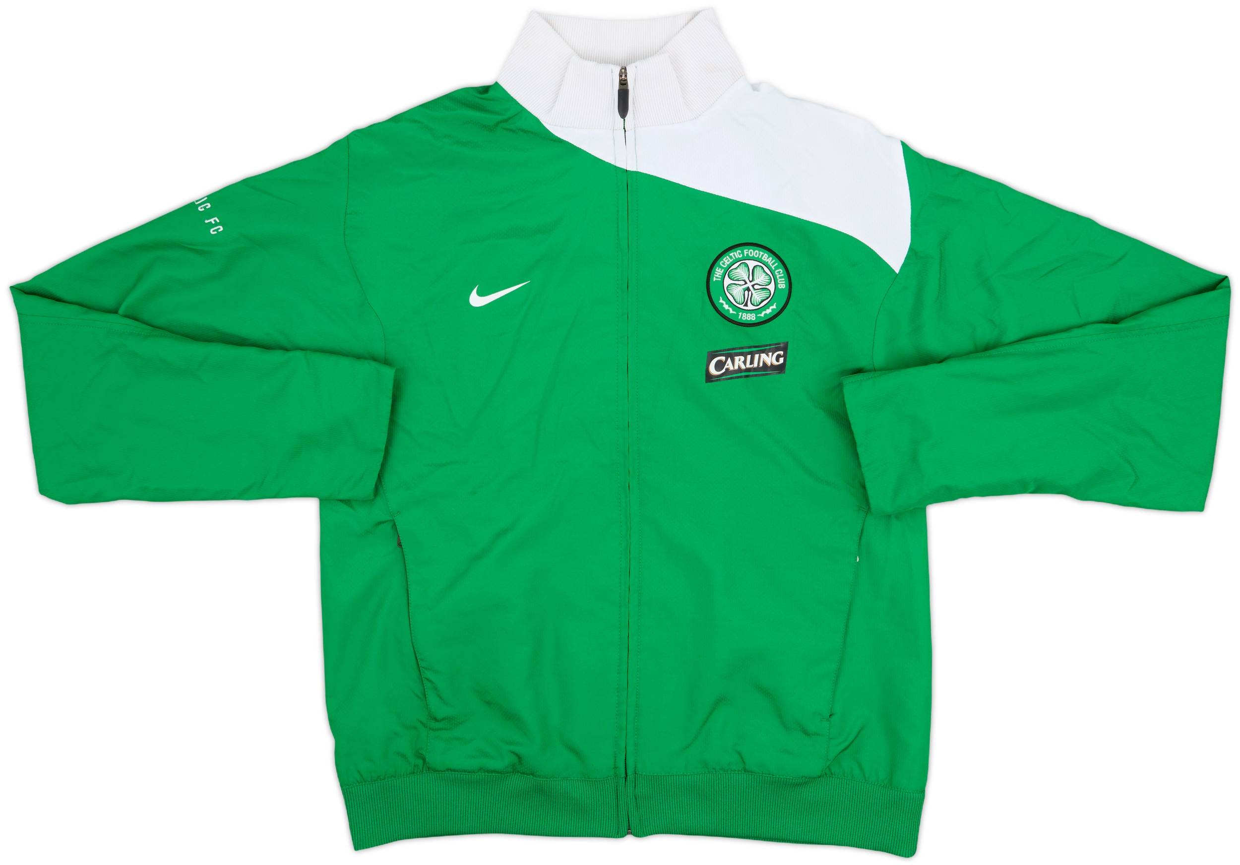 CELTIC FOOTBALL SOCCER TRAINING TRACK TOP JACKET NIKE sz M