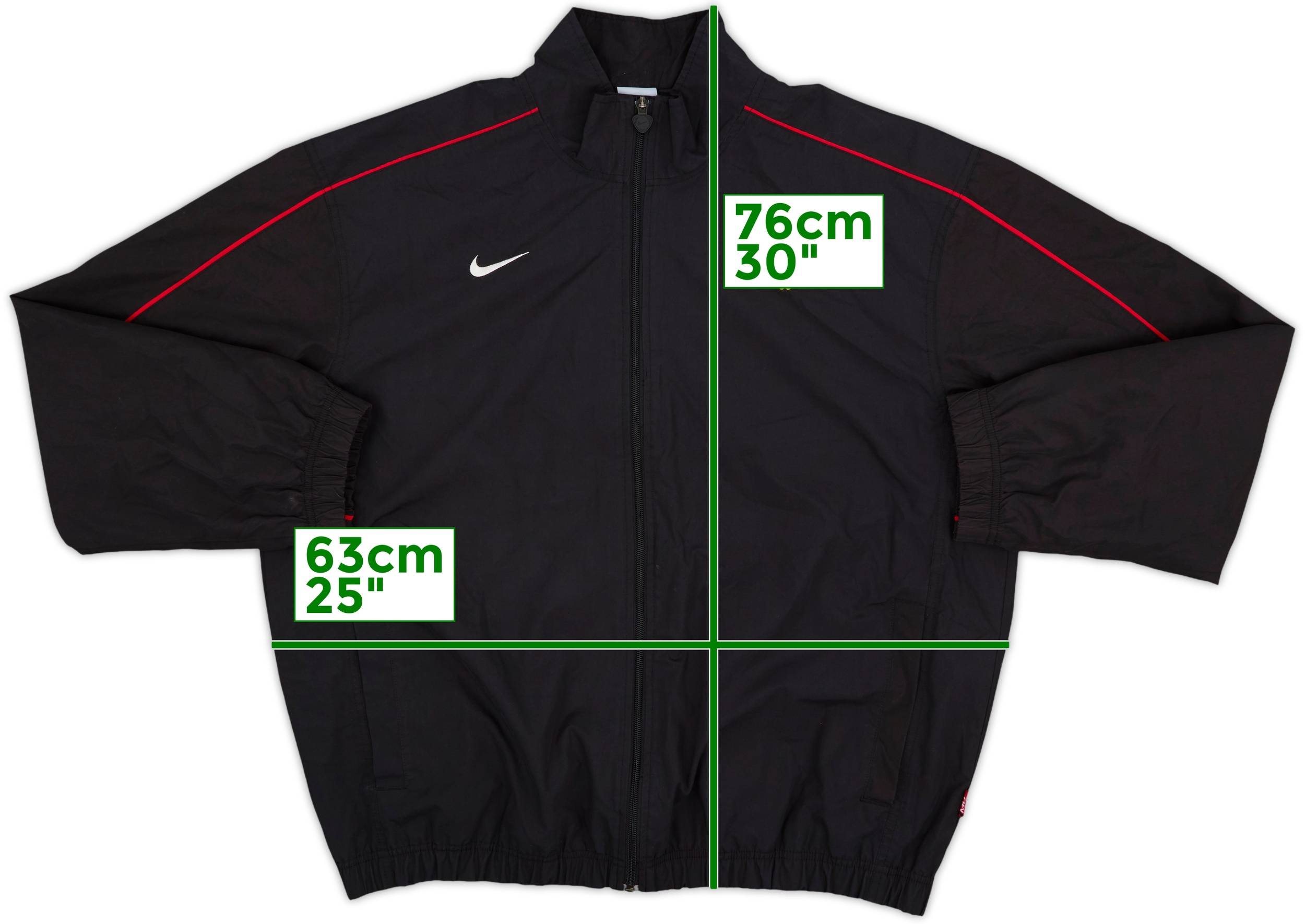 2005-06 Manchester United Nike 1/4 Zip Training Shirt - 9/10