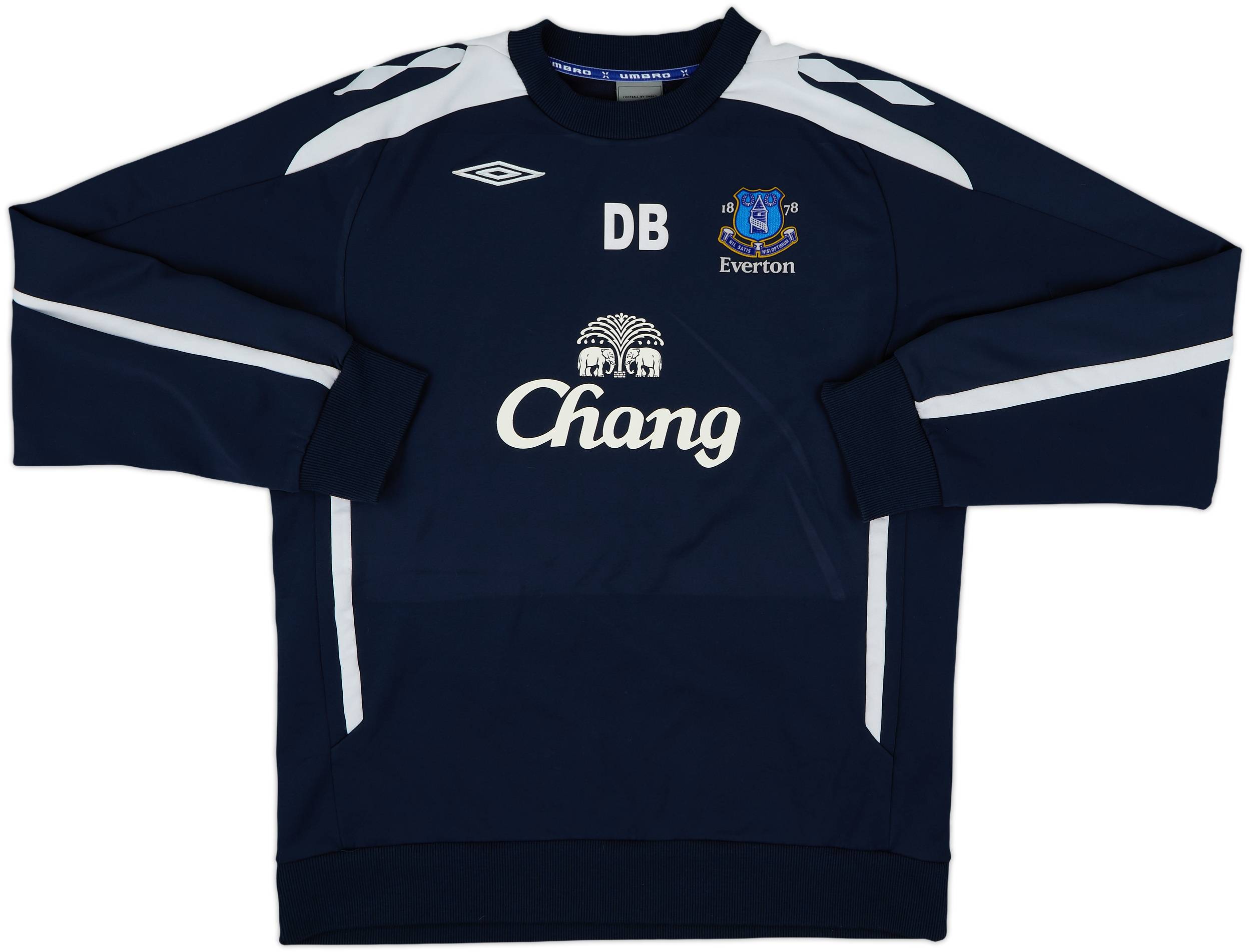 逆輸入 2007-08 (XXL) - 7/10 - DB Top Sweat Issue Staff Umbro Everton ウェア