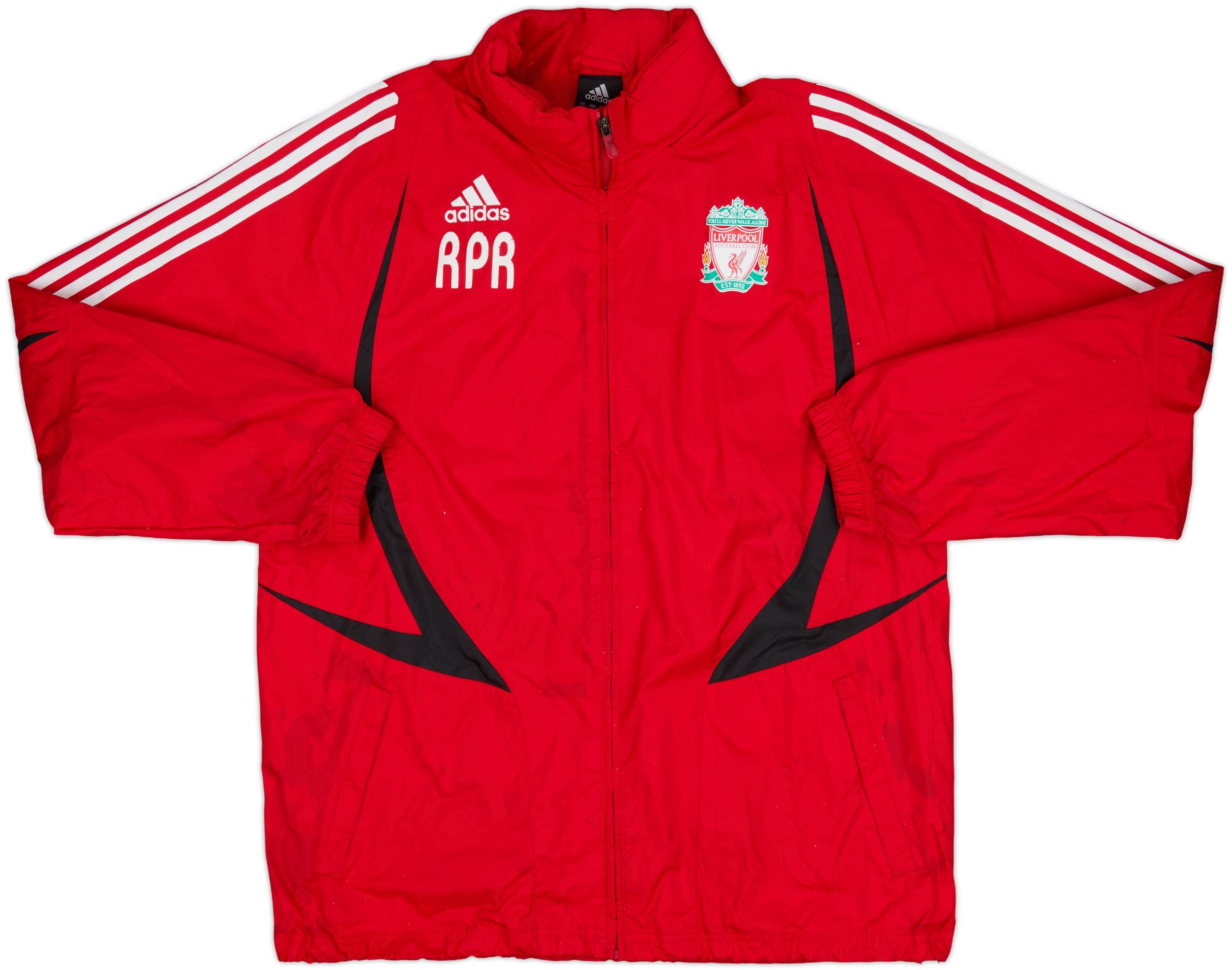 良質  2007-08 RPR Jacket Rain Hooded Issue Staff adidas Liverpool ウェア
