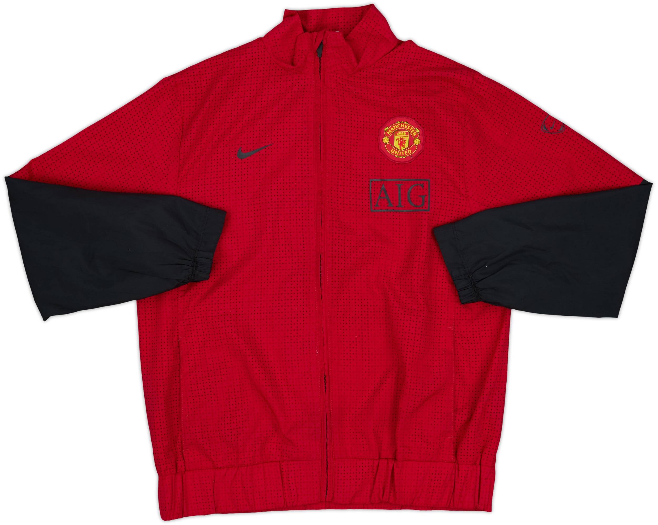 2009-10 Manchester United Nike Track Jacket - 8/10 - (L.Boys)