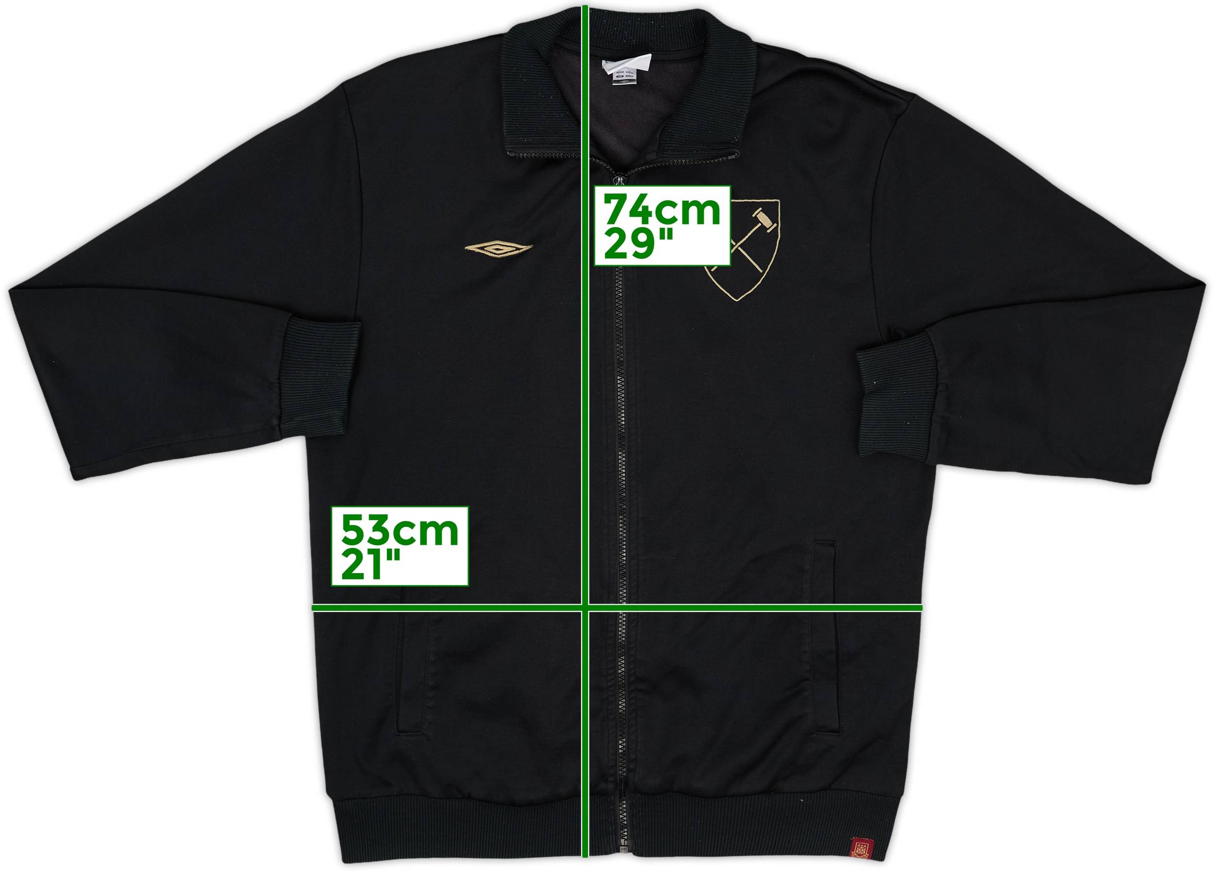 2009-10 West Ham Umbro Track Jacket - 8/10 - (XL)