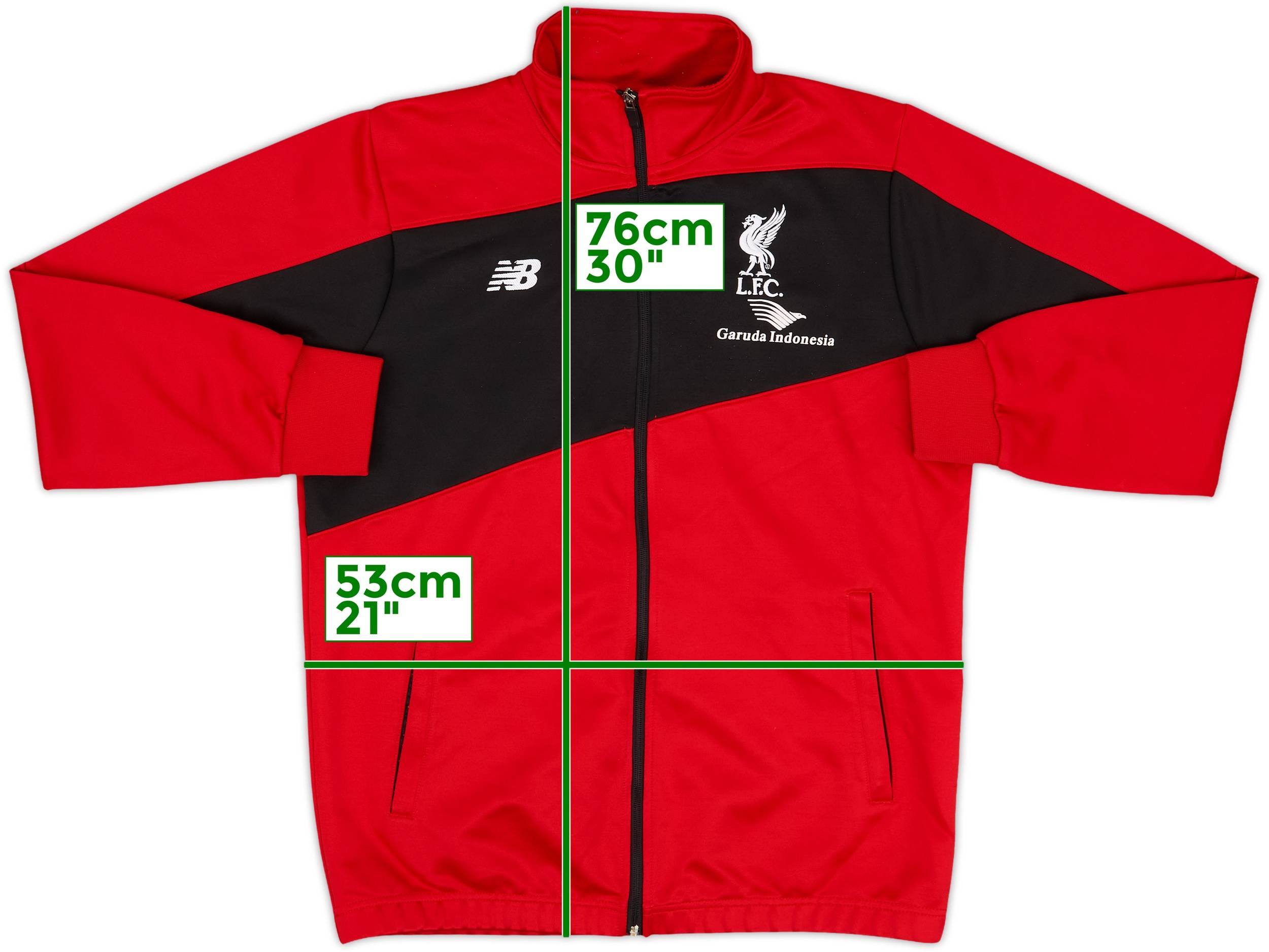 New Balance Liverpool International Adult Small Zip Football