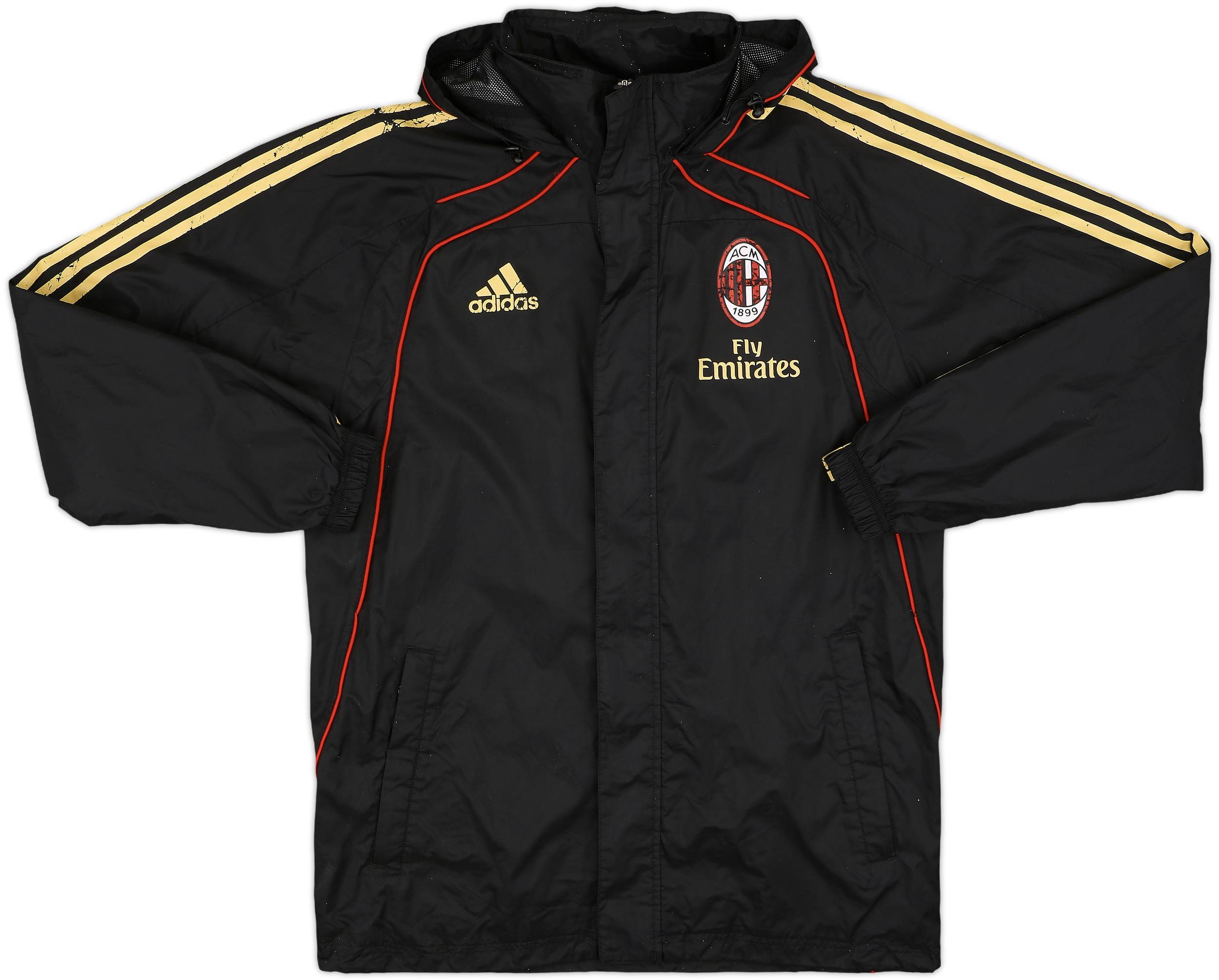 2010-11 AC Milan adidas Hooded Rain Jacket - 4/10 - (M)