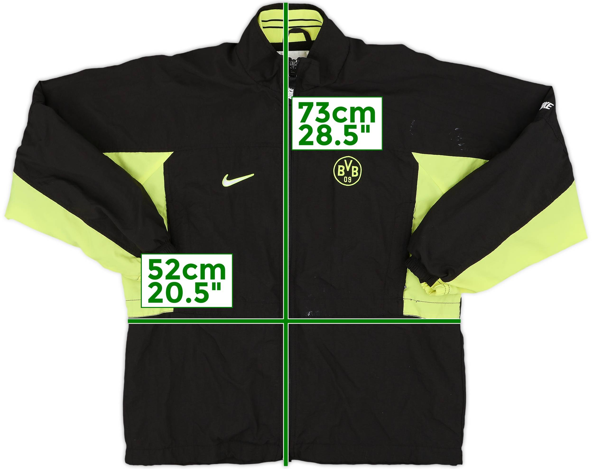 1997-98 Borussia Dortmund Nike Sweat Top - 8/10 - (M)