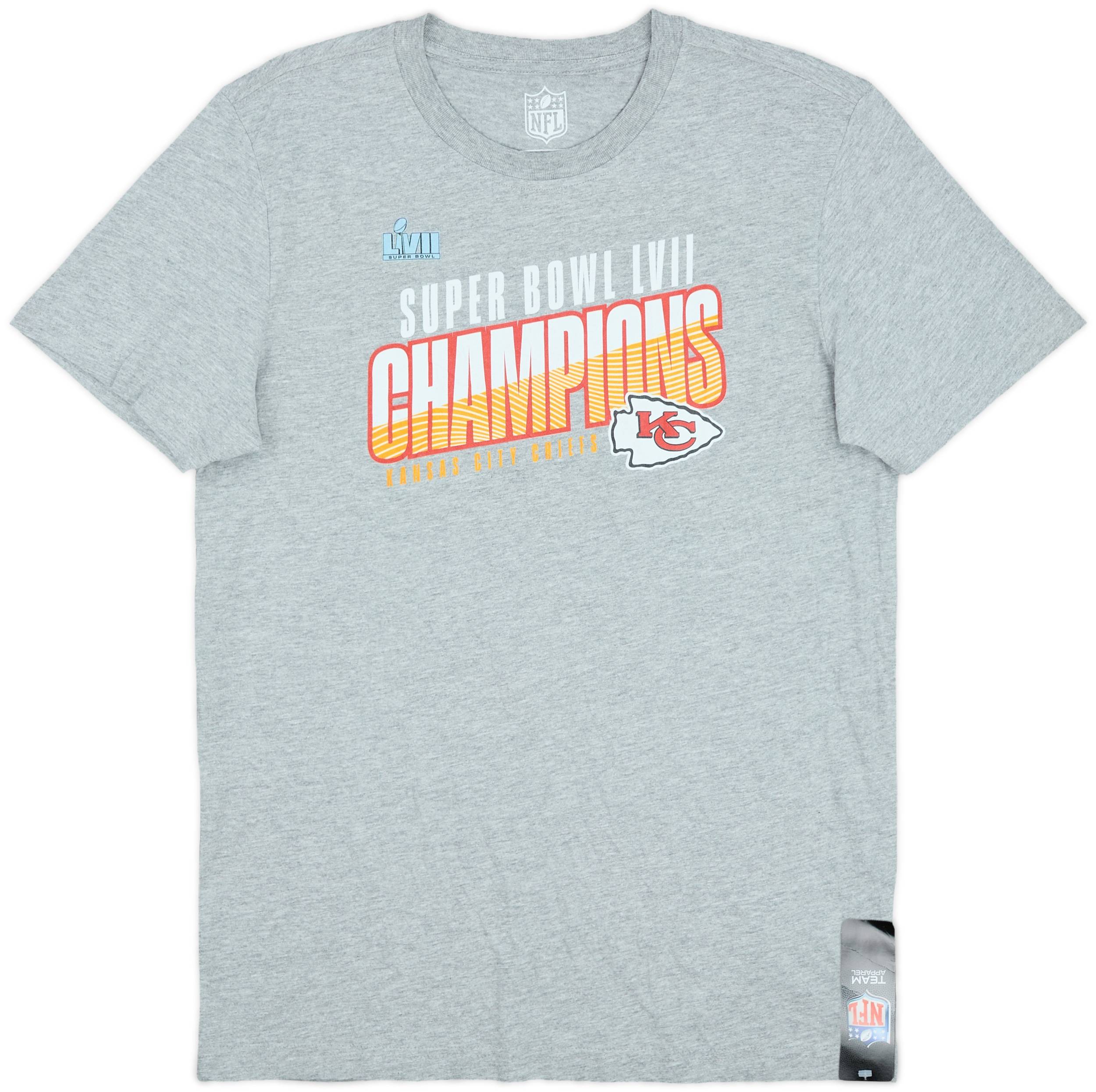 2023 Kansas City Chiefs Super Bowl LVII Champions NFL Tee (M)