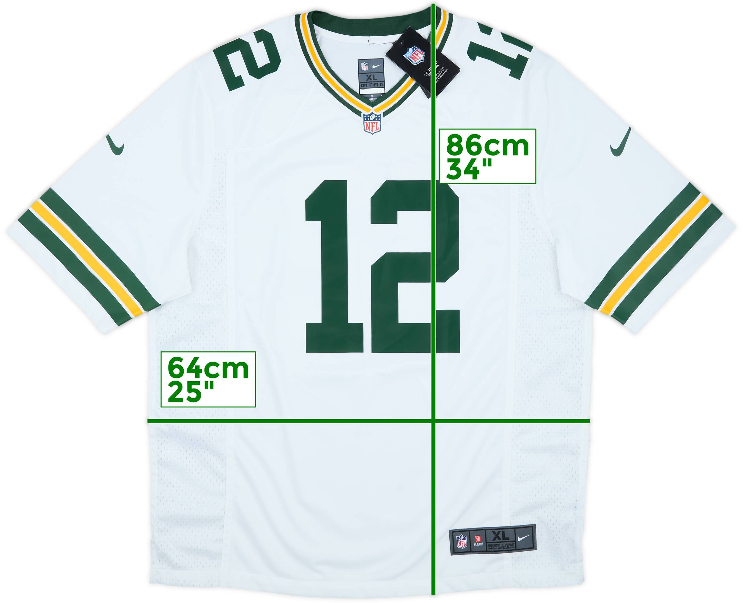 Amazon.com: Aaron Rodgers Green Bay Packers #12 Yellow Kids
