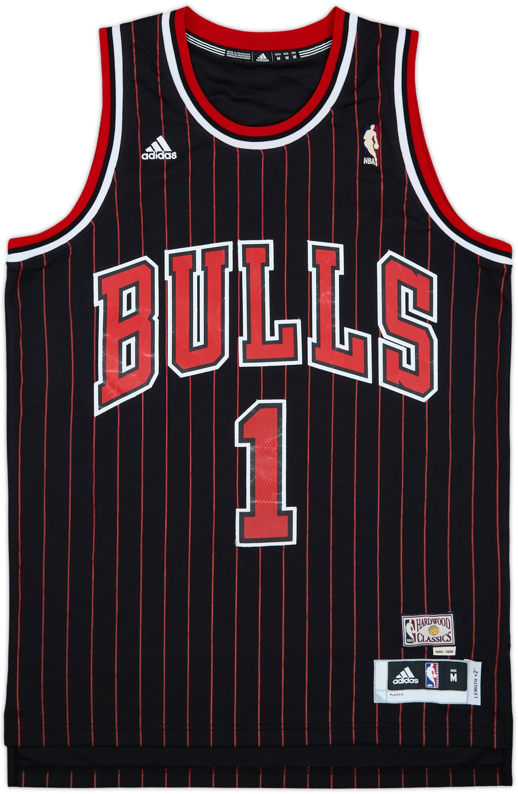 【希少】adidas × NBA CHICAGO BULLS 1 ROSE Vintage Derrick Rose #1 Chicago Bulls Children's Medium NBA